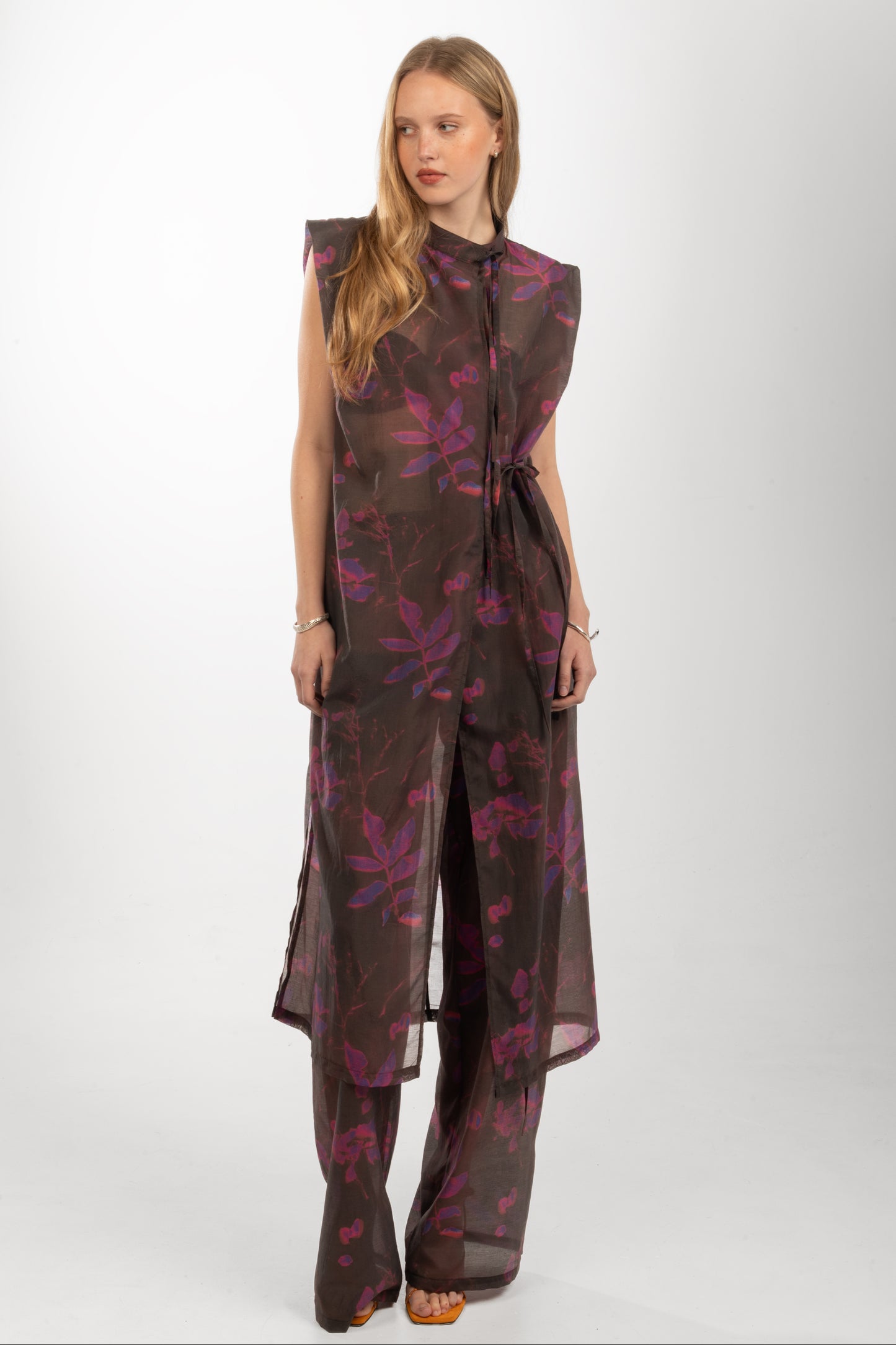 Lily Shirt - Cyan Purple