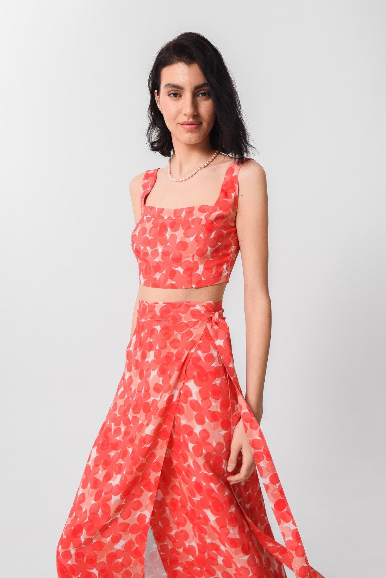 SORRENTO CROP TOP (CORAL BLOOM)