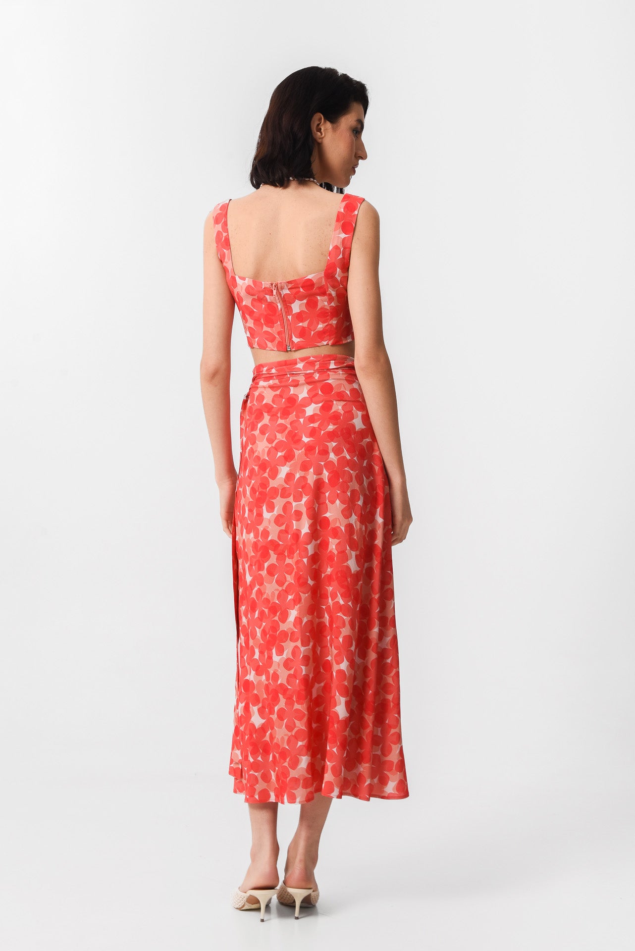 SORRENTO CROP TOP (CORAL BLOOM)