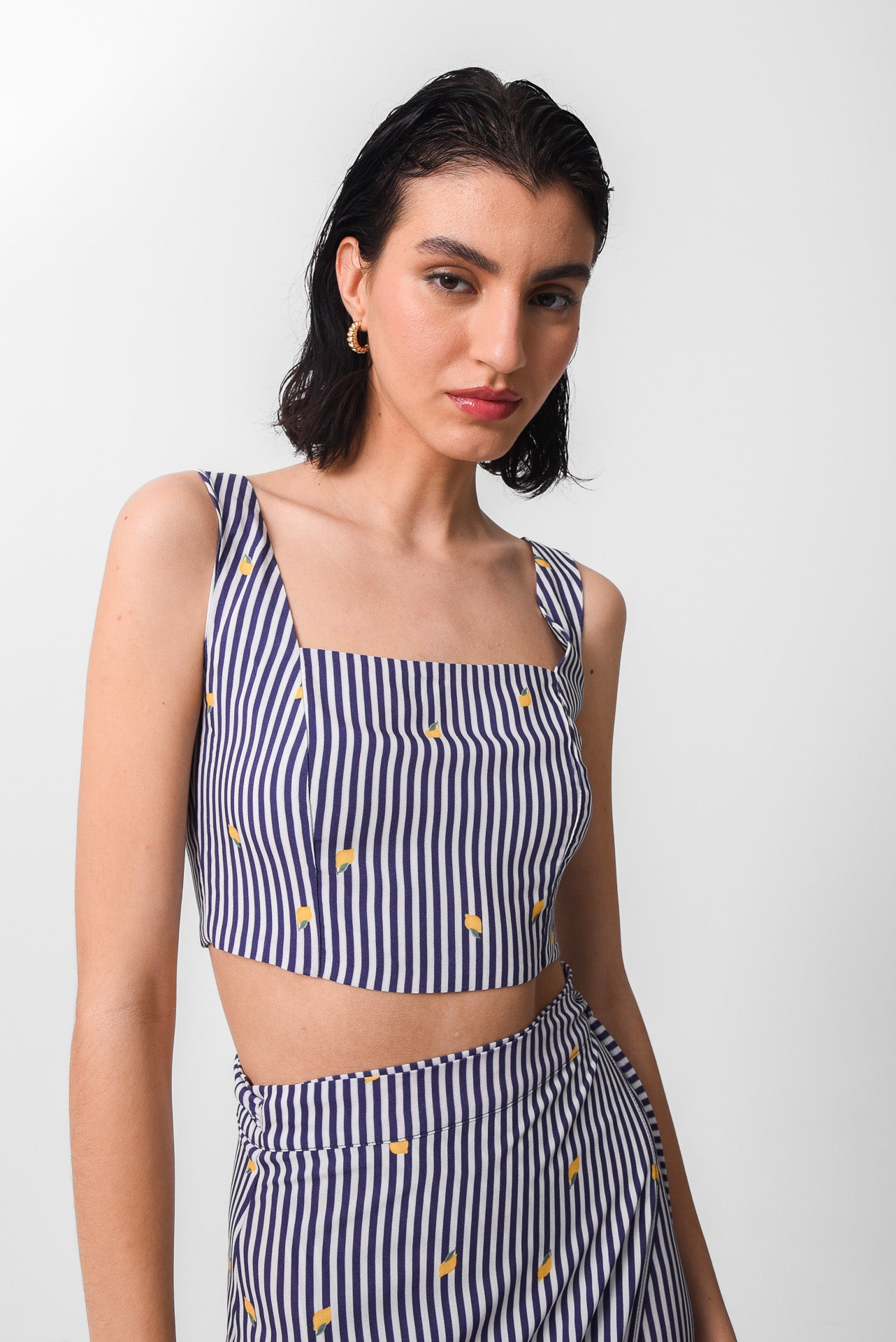 SORRENTO CROP TOP (CITRUS CHARM BLUE)
