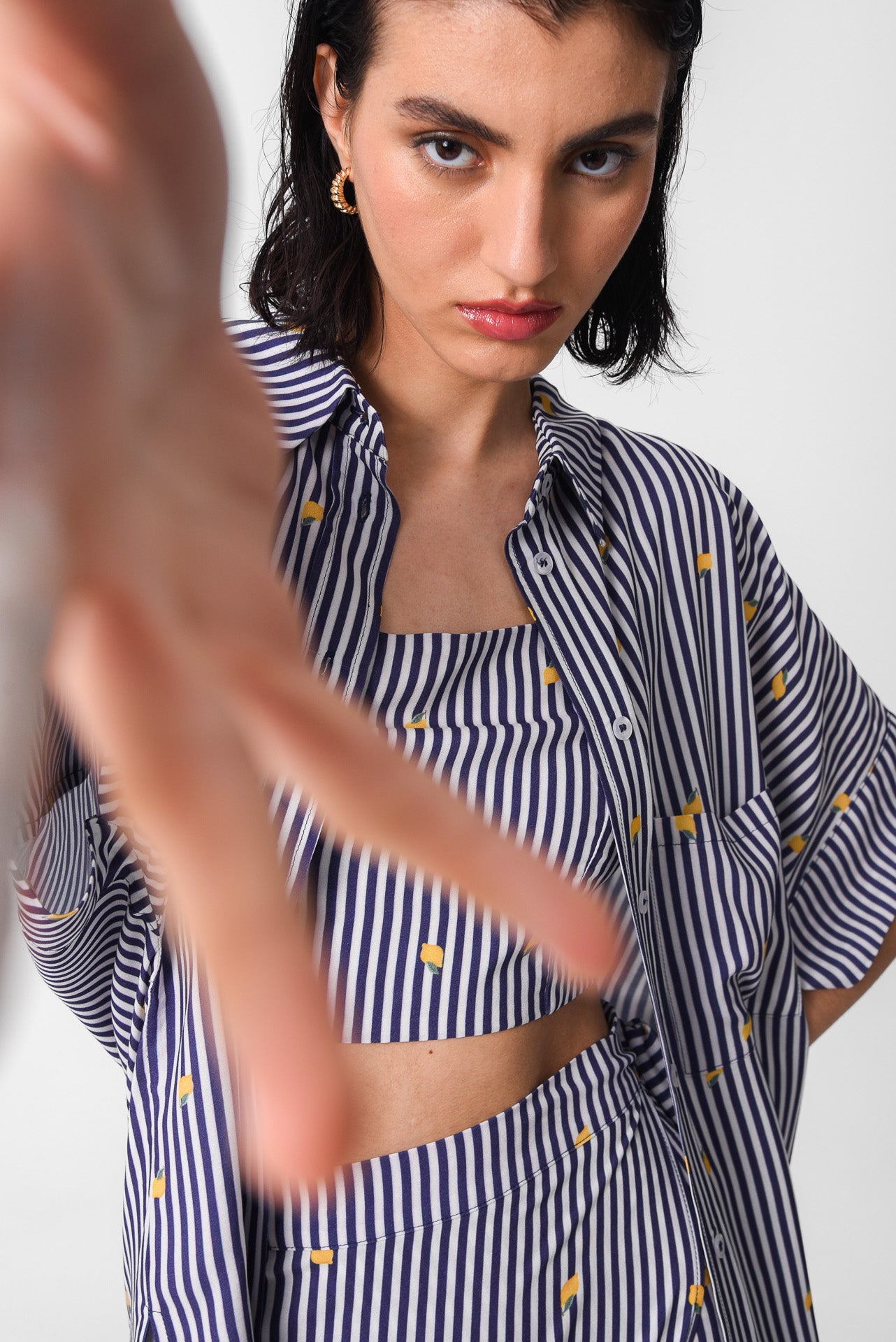SORRENTO CROP TOP (CITRUS CHARM BLUE)