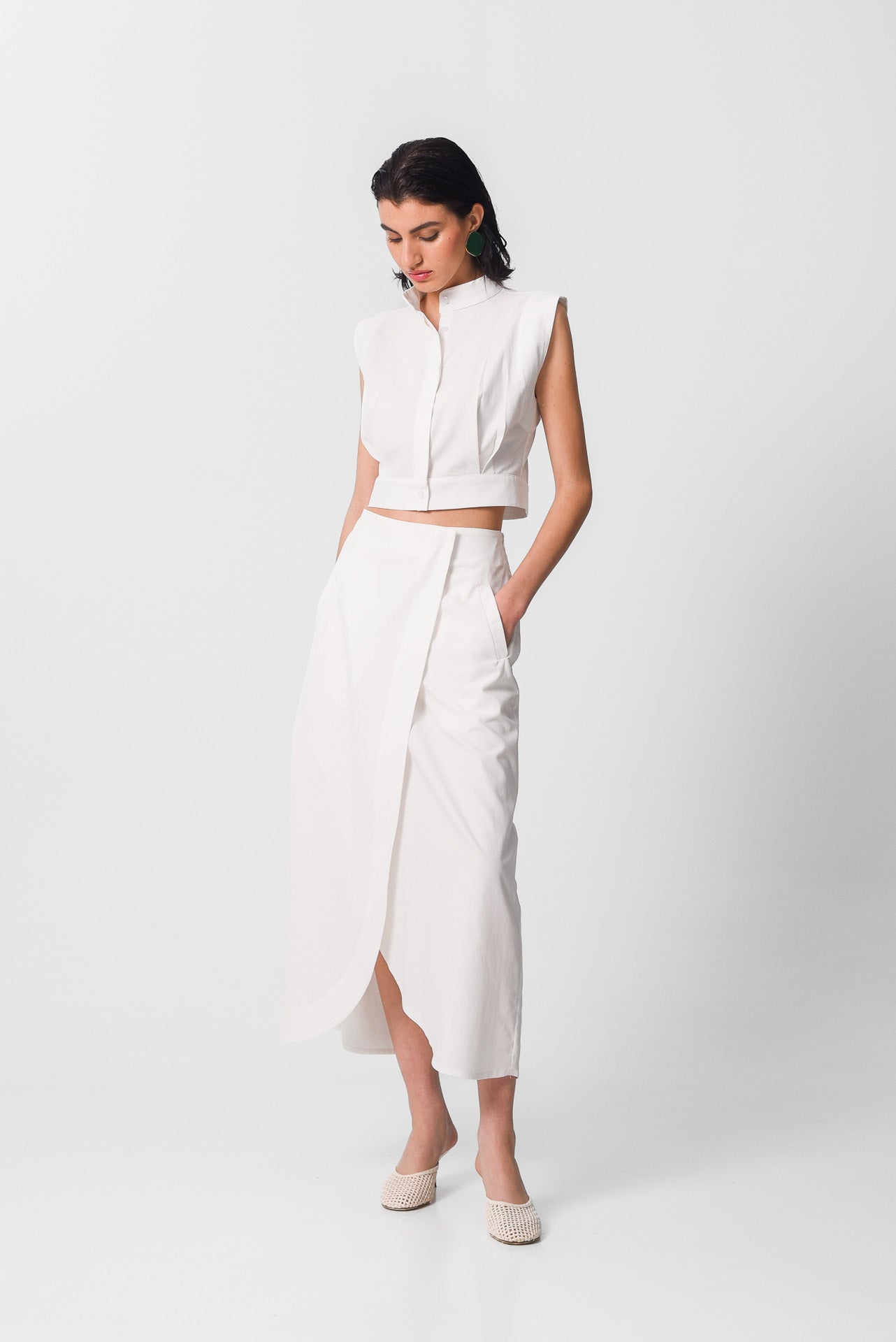 NOTO SKIRT (OFF-WHITE)