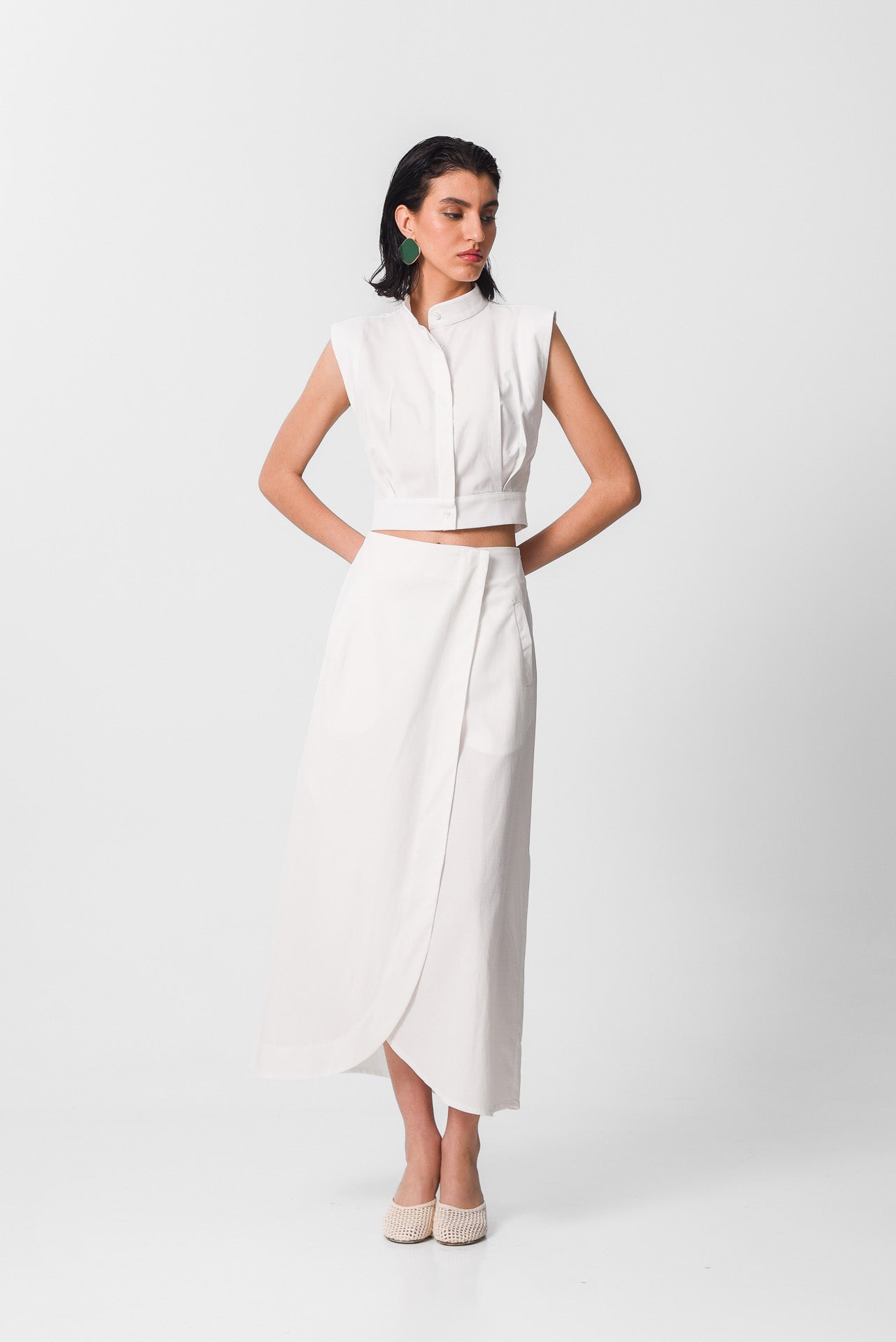NOTO SKIRT (OFF-WHITE)