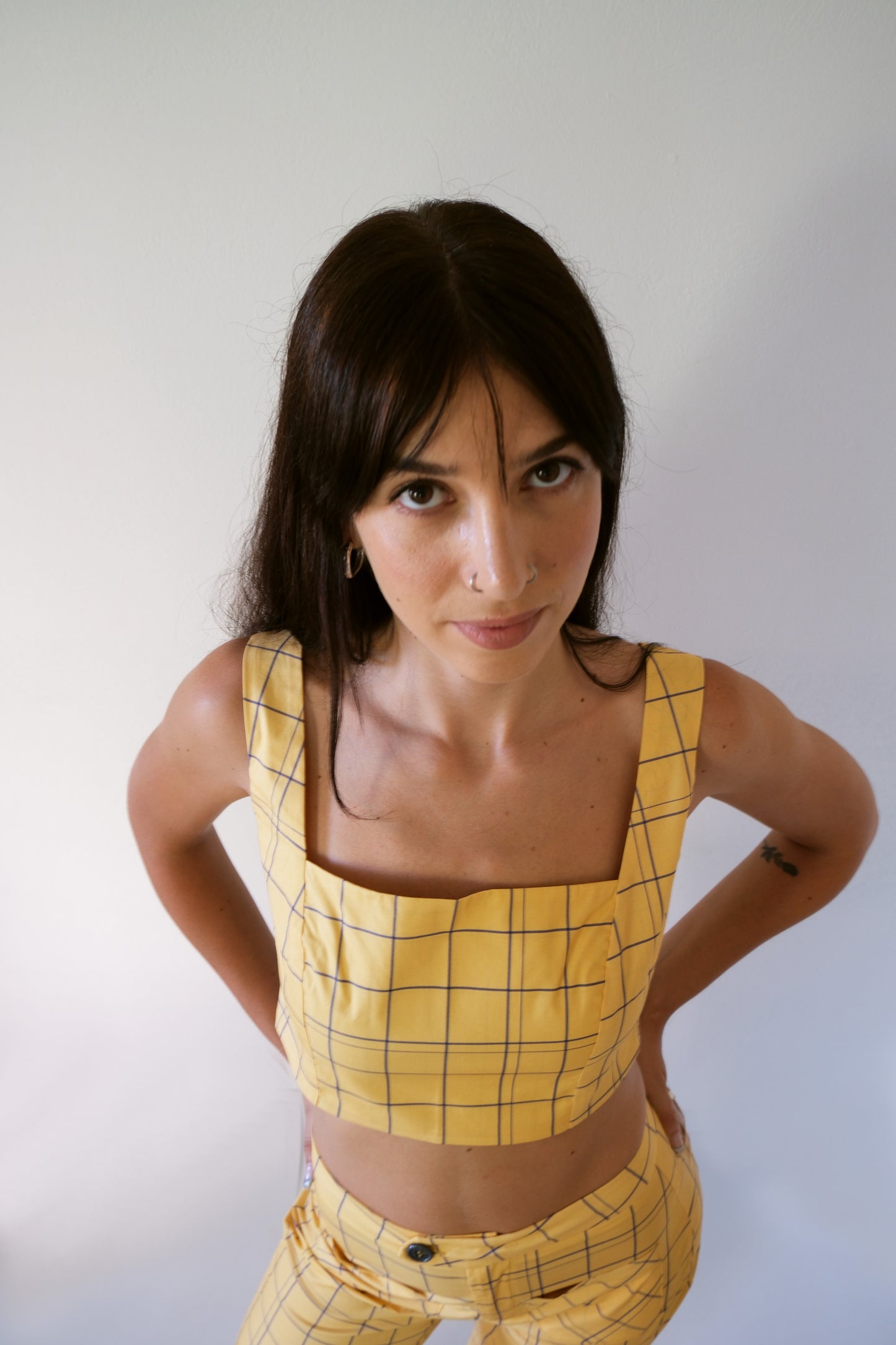 FERRARA PANTS (YELLOW PLAID)
