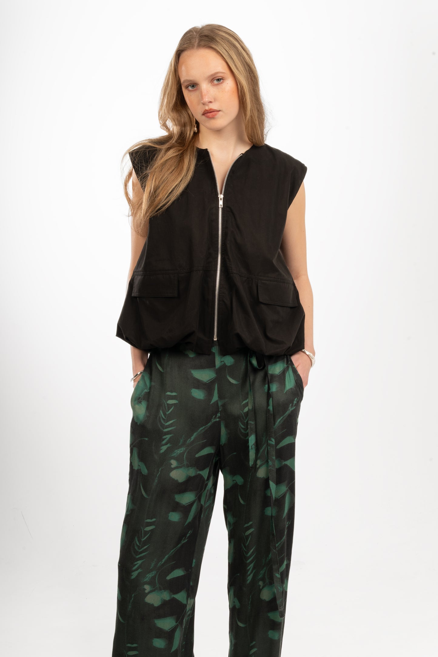 Poppy Pants - Dark Cyan