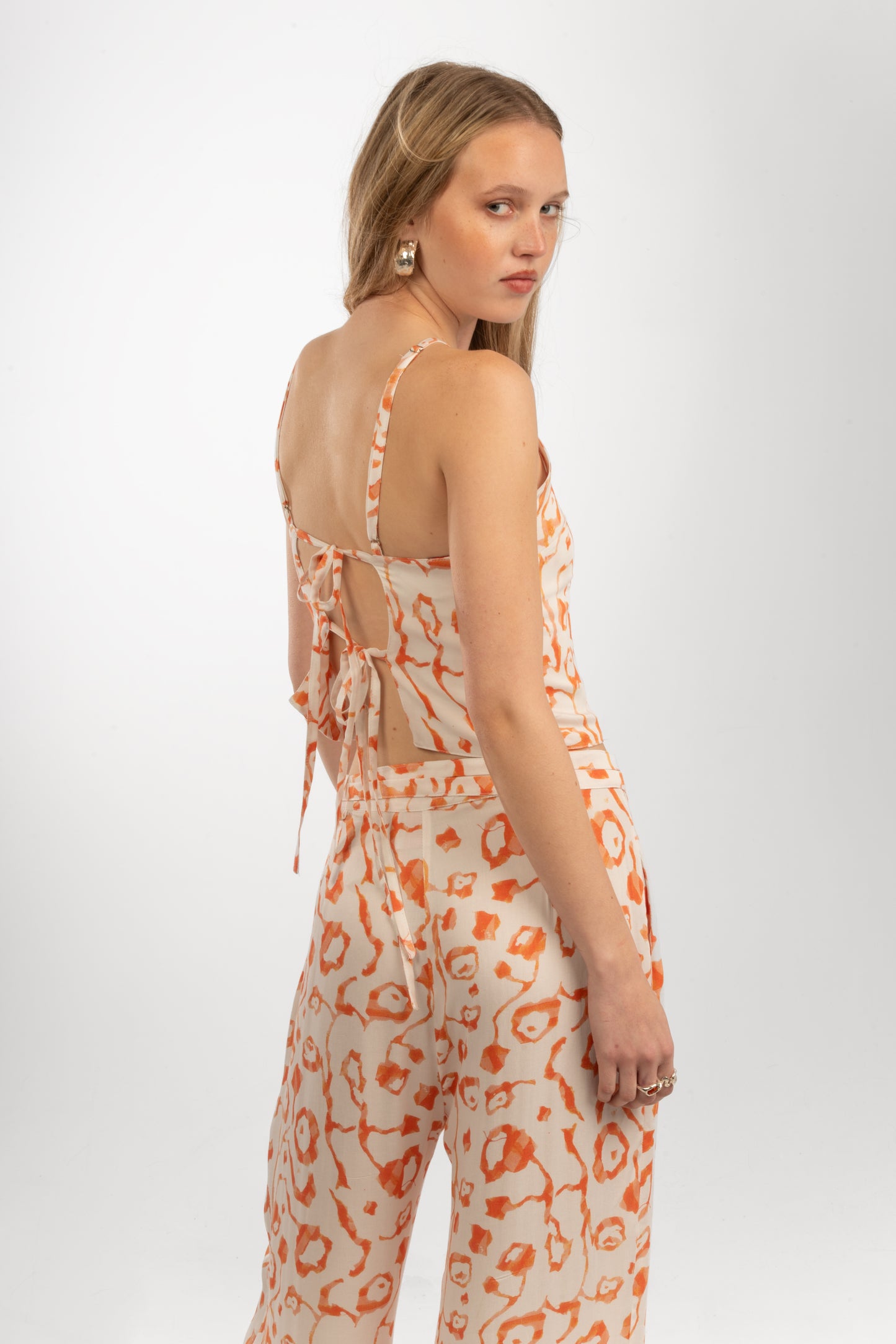 Violet Top - Peach