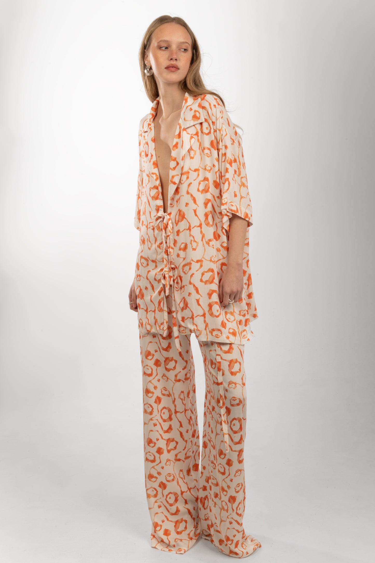 Rose Shirt - Peach