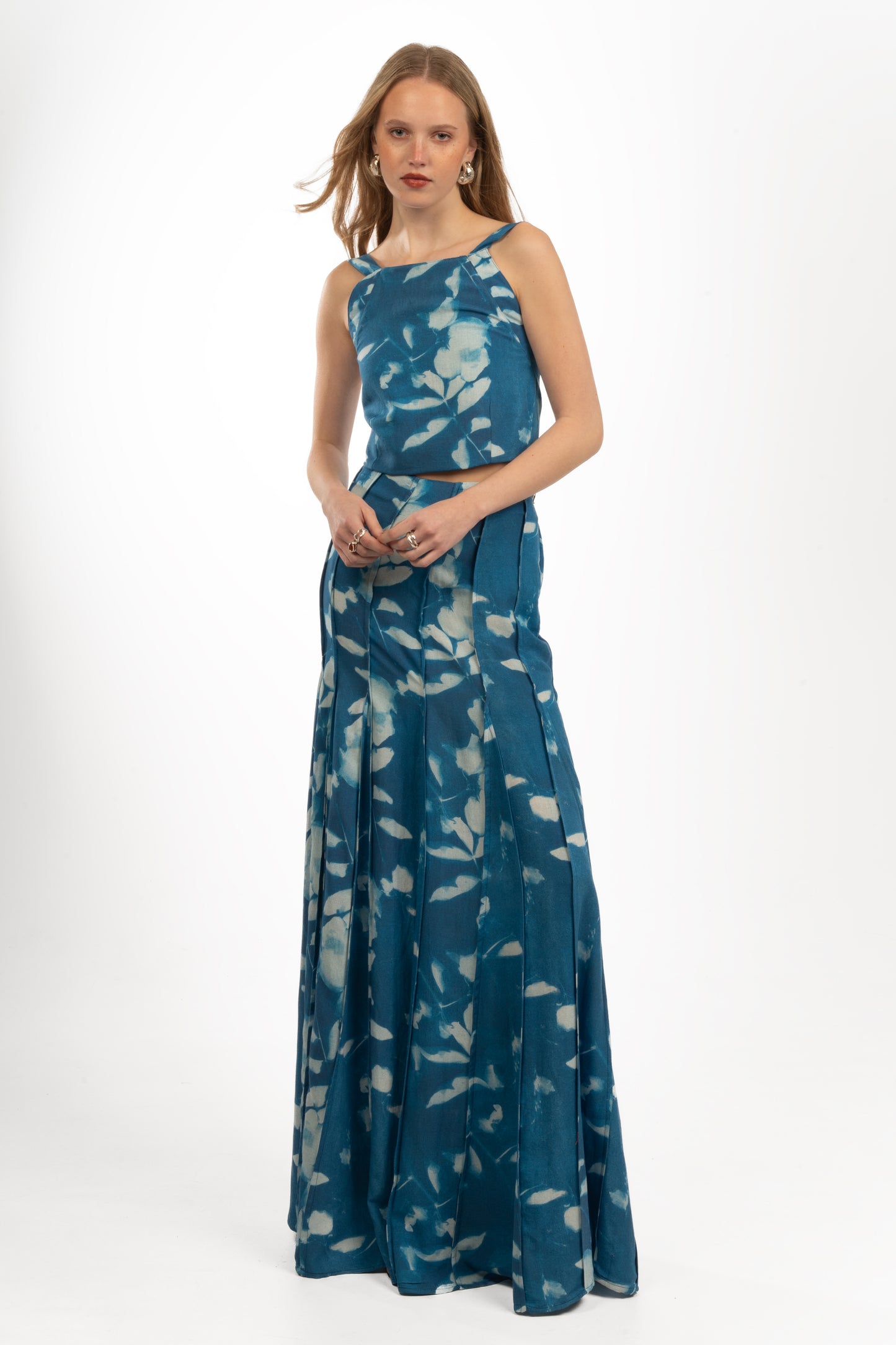 Anemone Skirt - Cyan