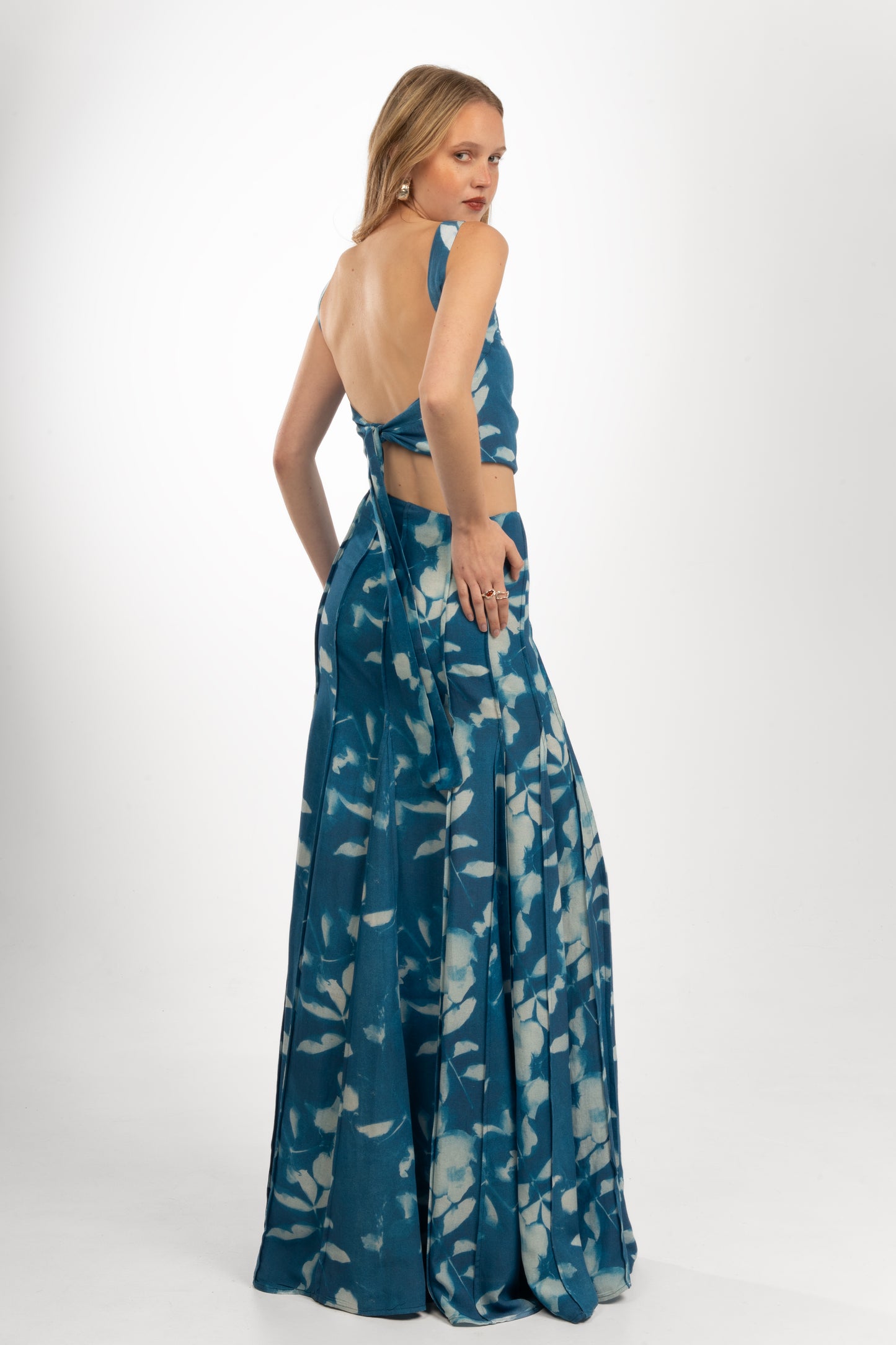 Anemone Skirt - Cyan