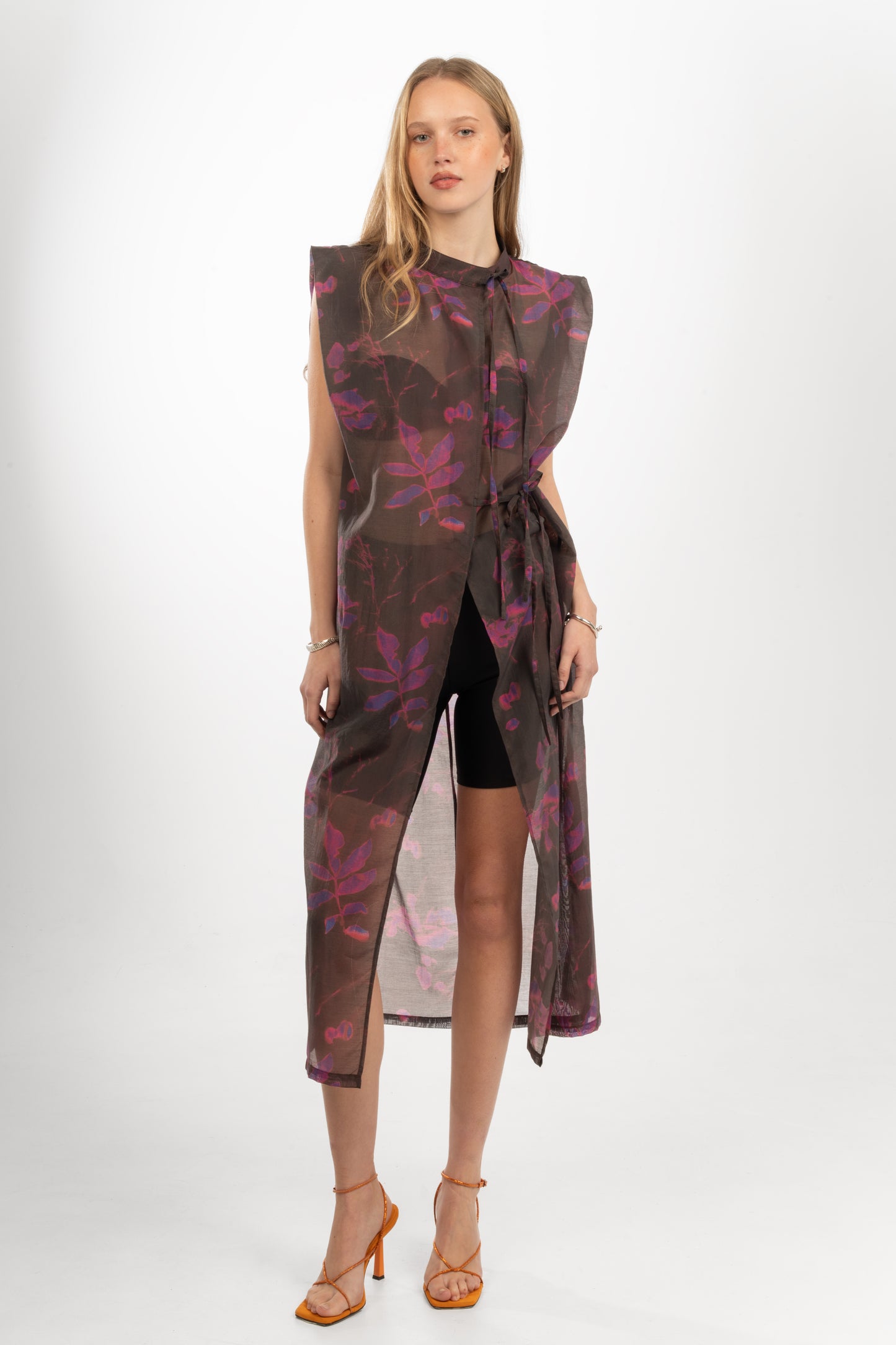 Lily Shirt - Cyan Purple
