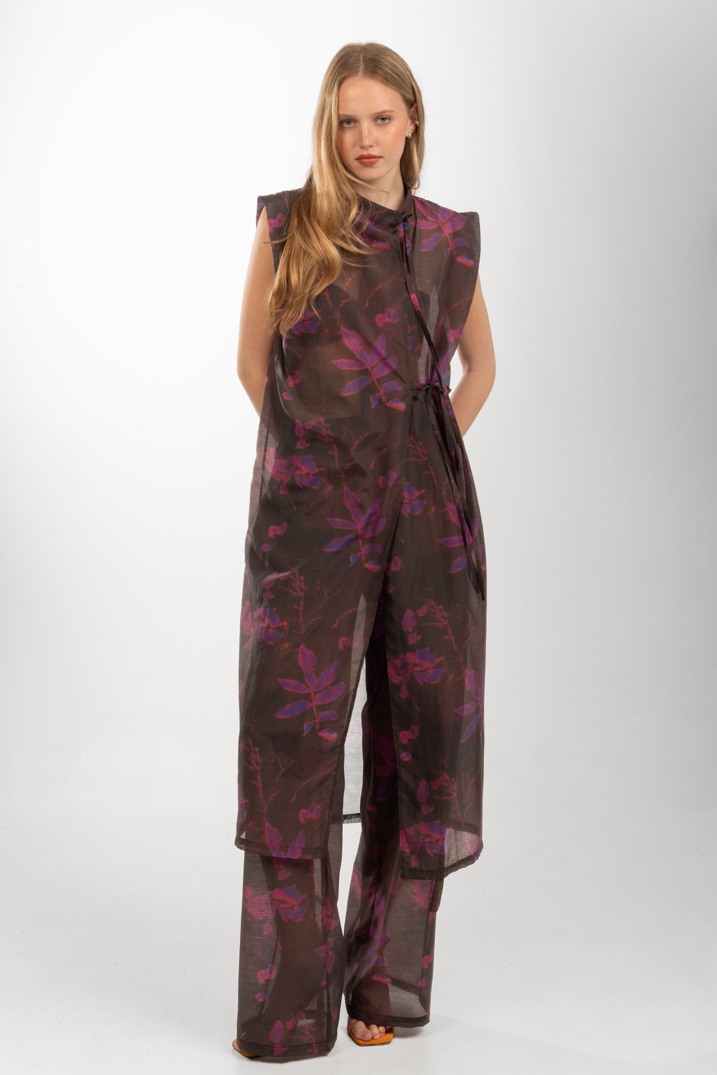 Lily Shirt - Cyan Purple