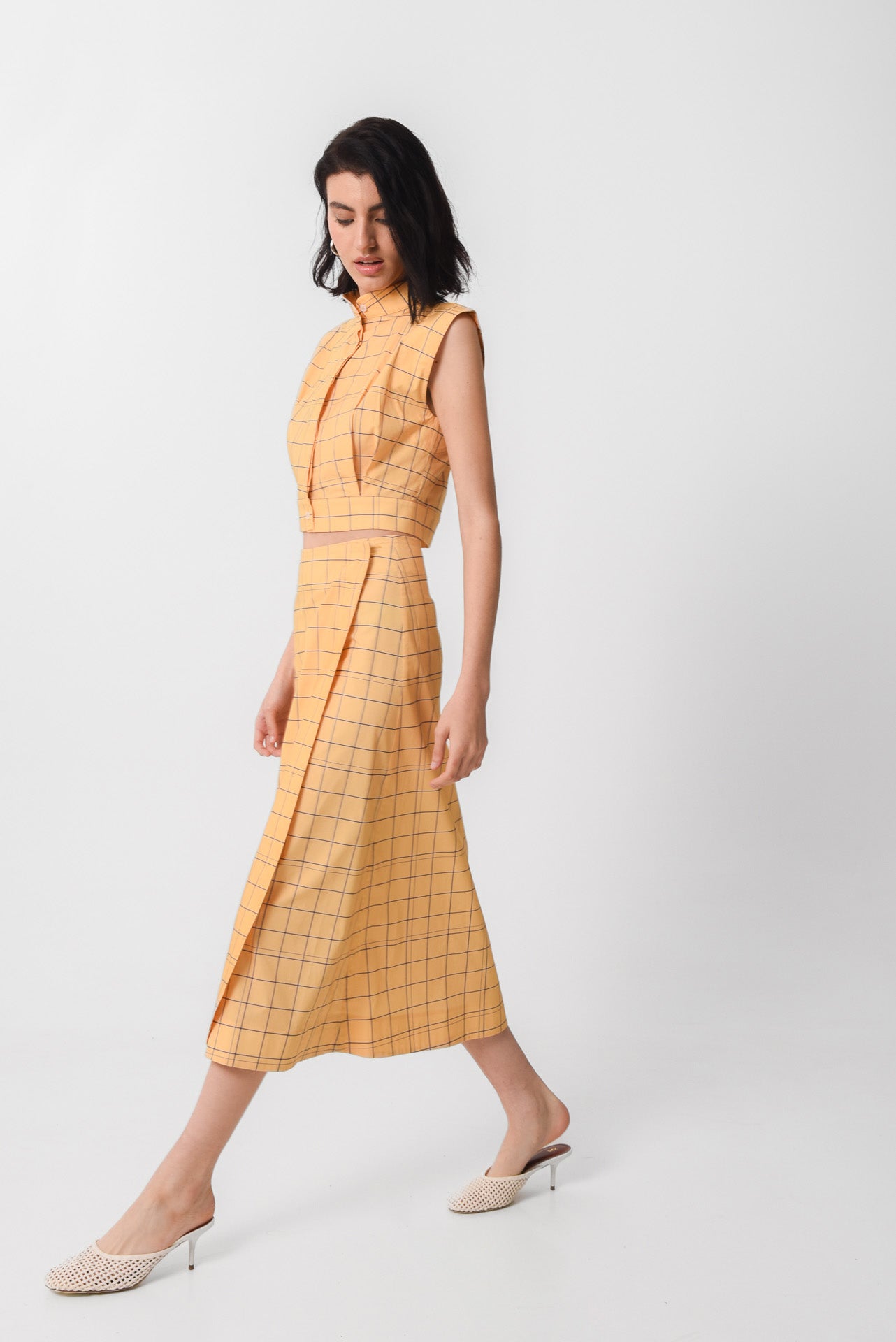 PALERMO SKIRT (YELLOW PLAID)