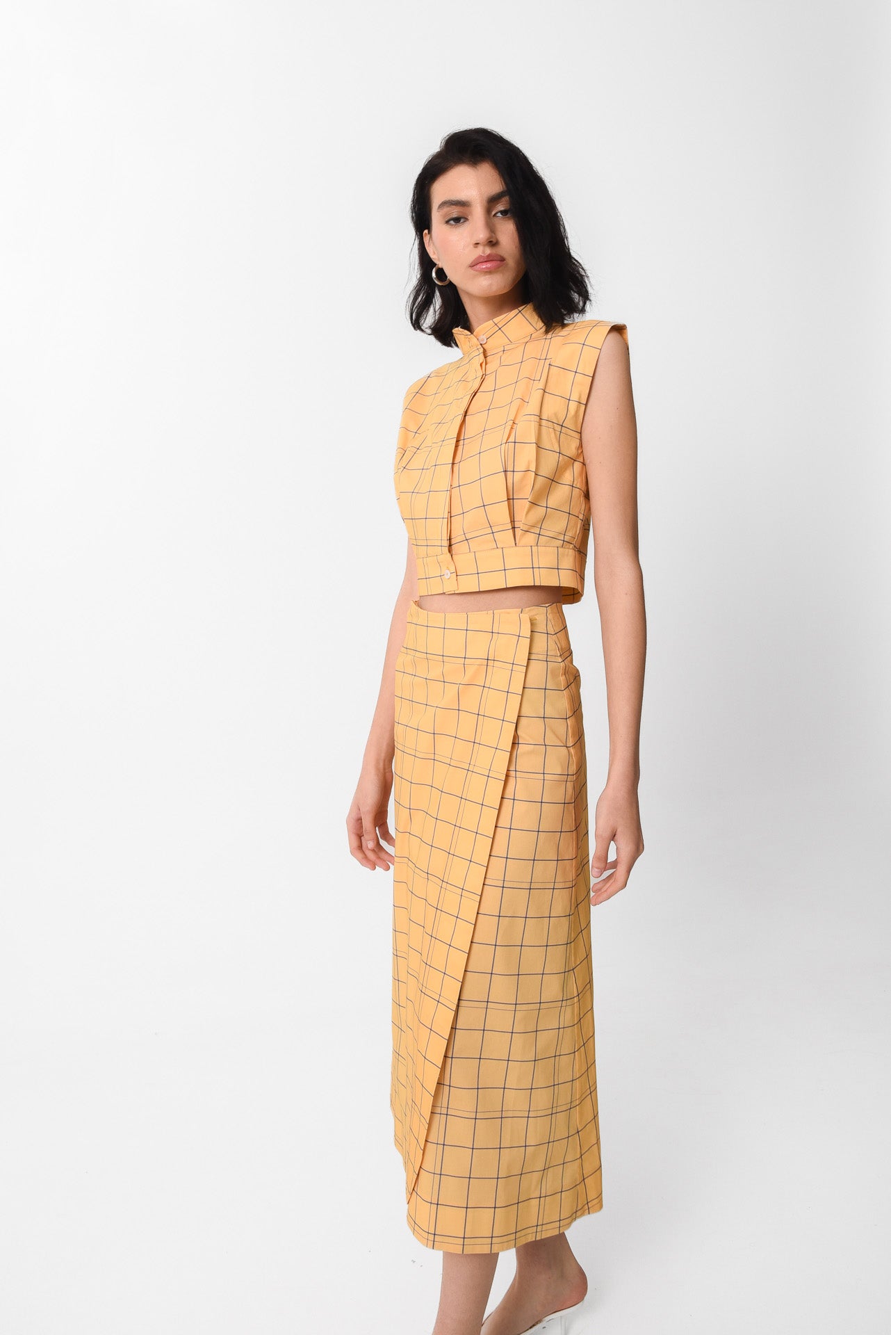 PALERMO SKIRT (YELLOW PLAID)