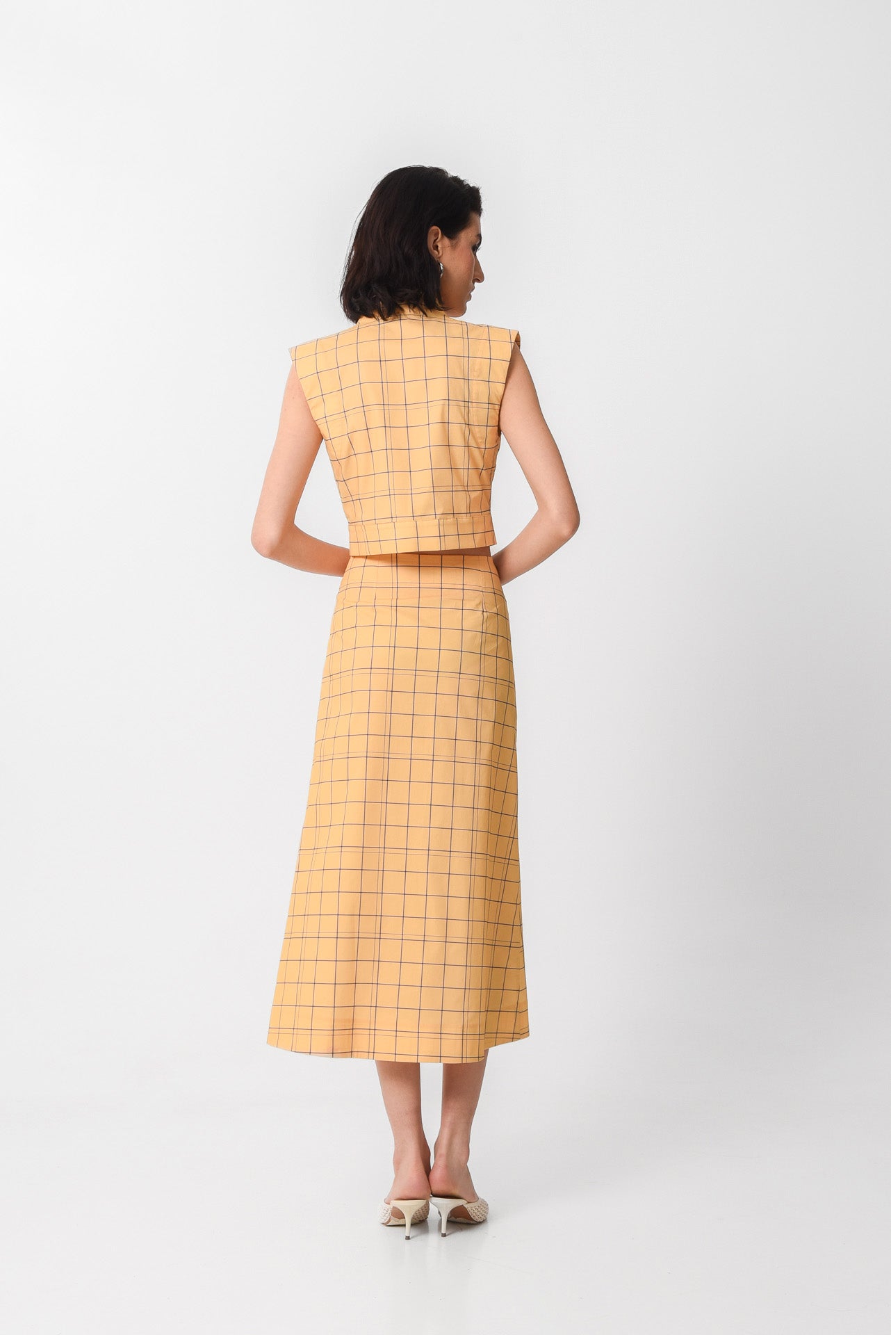 PALERMO SKIRT (YELLOW PLAID)