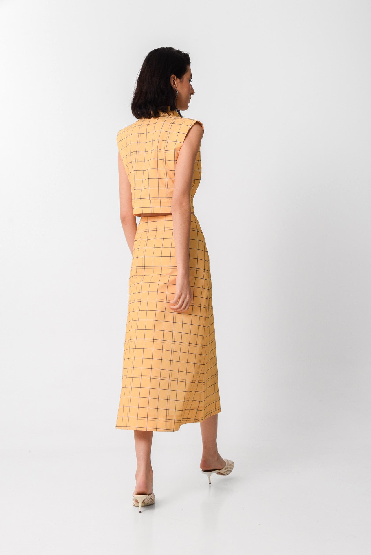 PALERMO SKIRT (YELLOW PLAID)