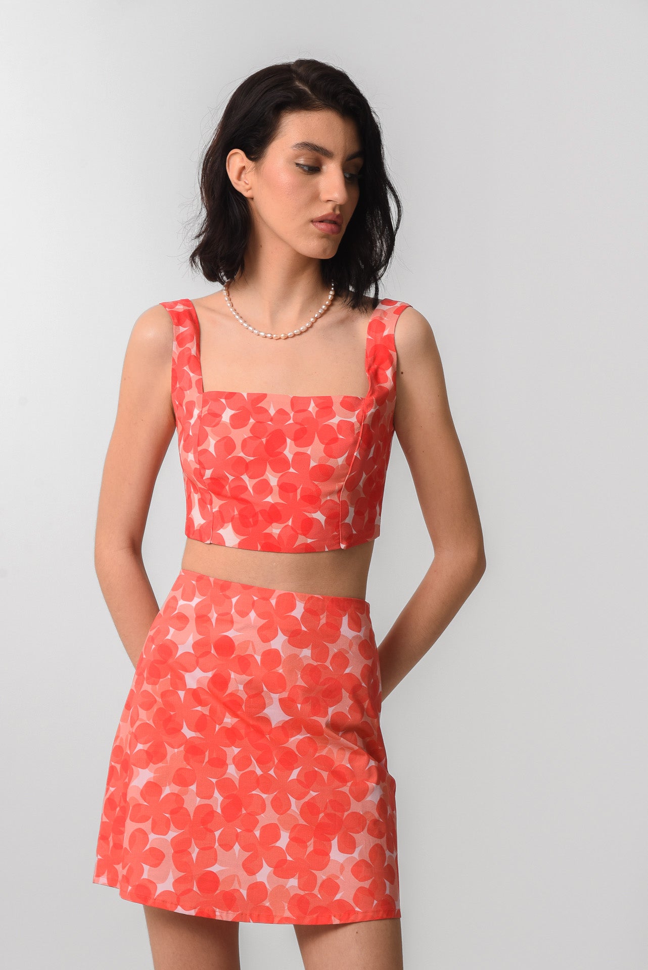 VITTORIA SKIRT (CORAL BLOOM)