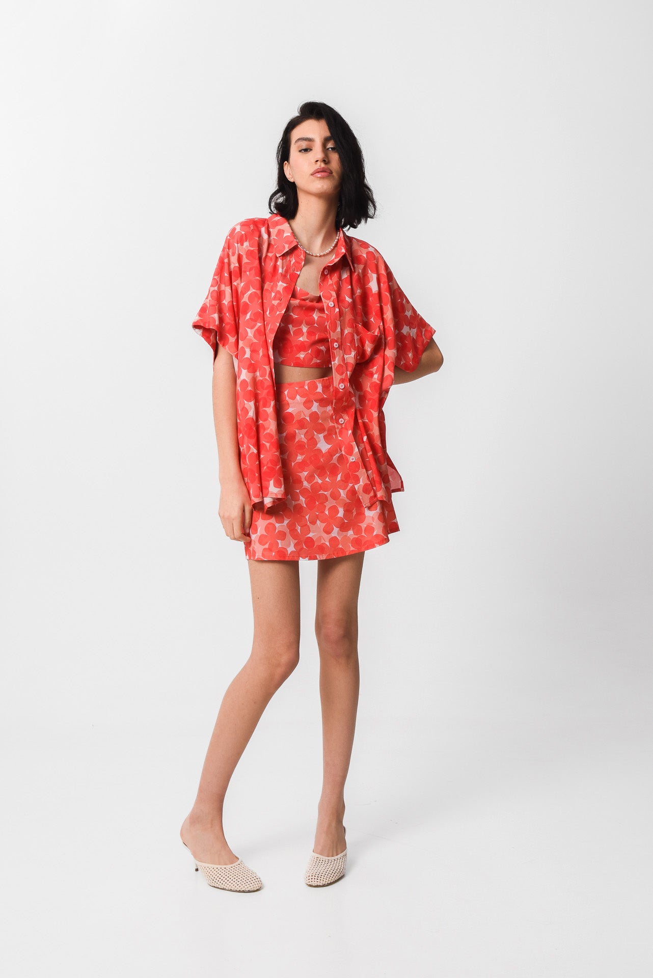 VITTORIA SKIRT (CORAL BLOOM)