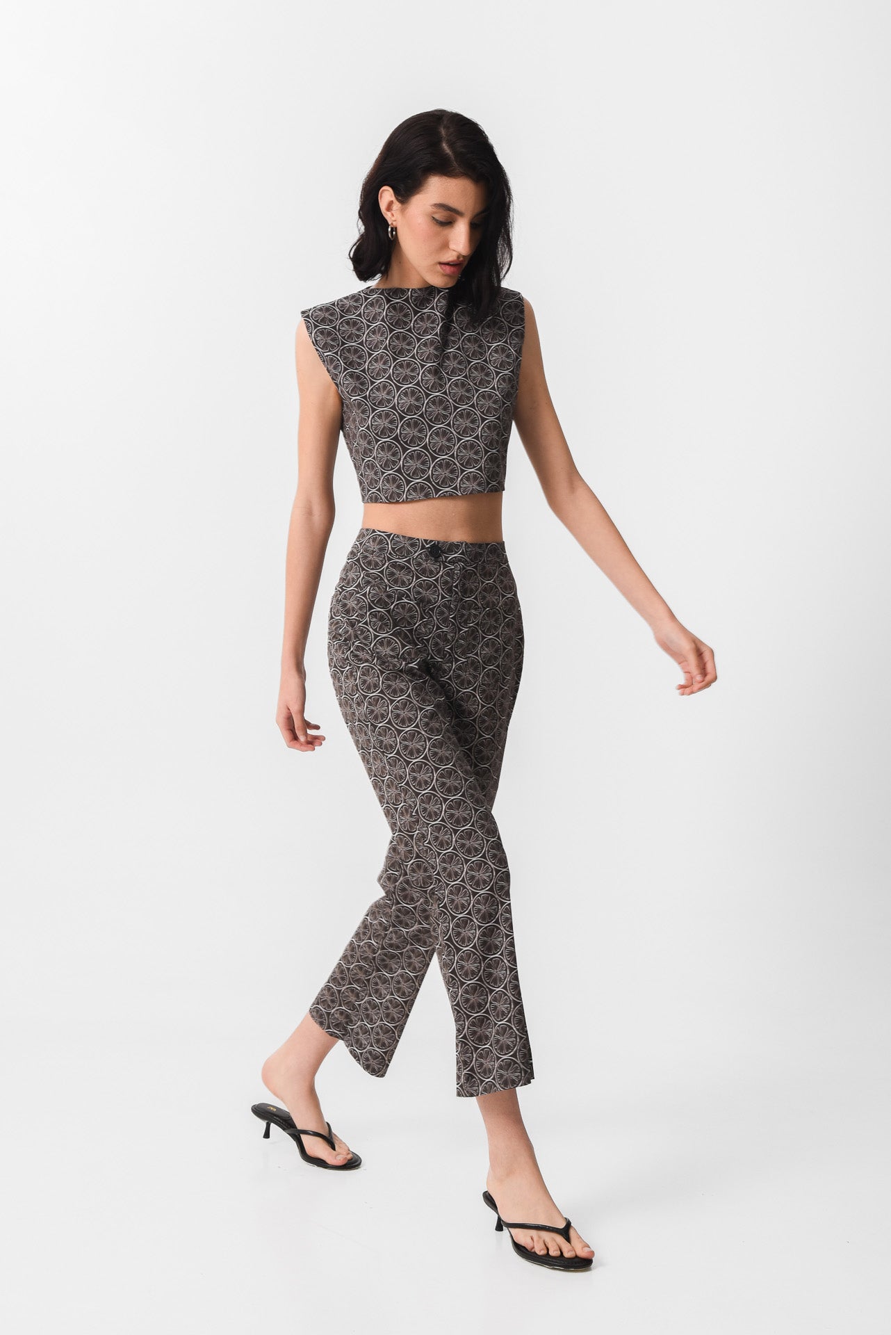 FERRARA PANTS (ORANGE POP BLACK)
