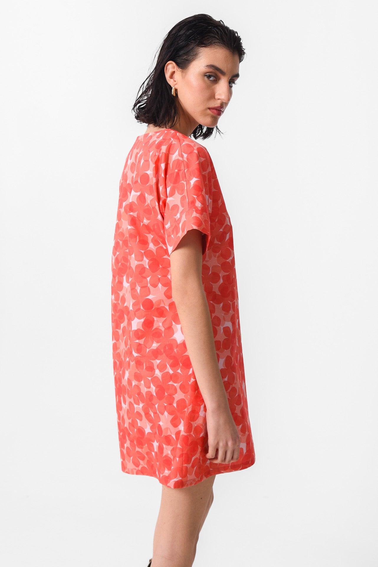 PRINDISI DRESS (CORAL BLOOM)