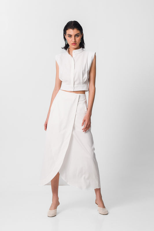 NOTO SKIRT (OFF-WHITE)