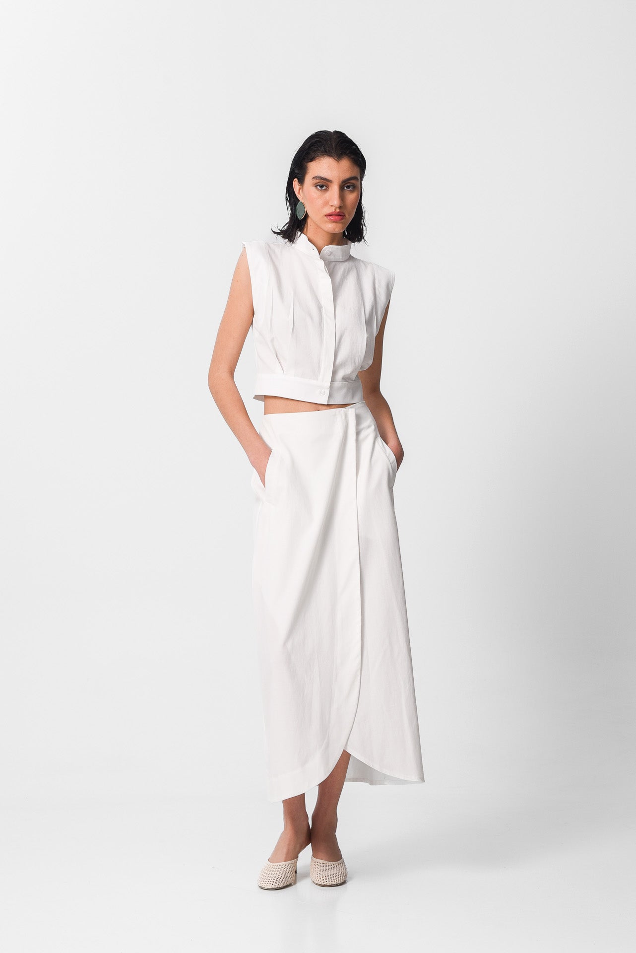 NOTO SKIRT (OFF-WHITE)
