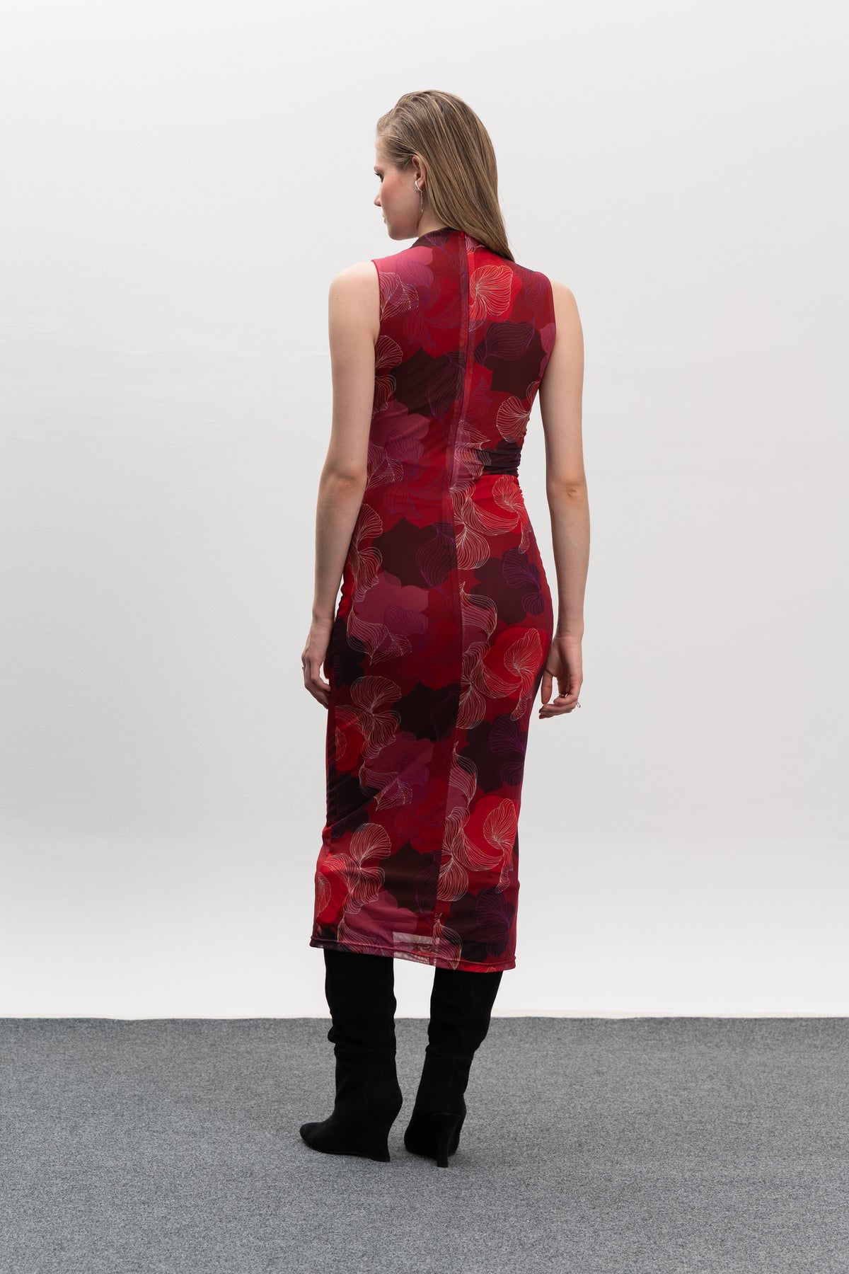 Spring Dress - Red Haze