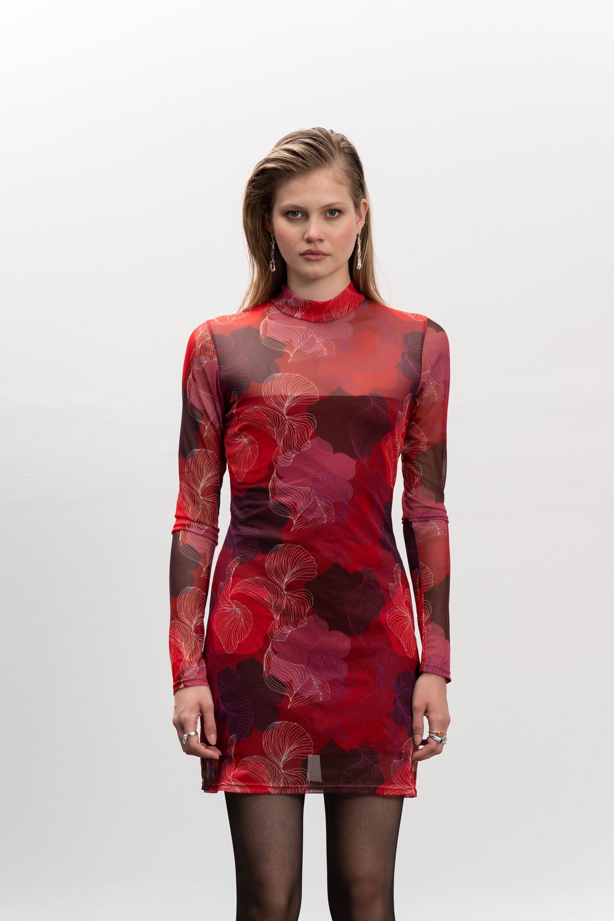 Hudson Dress - Red Haze