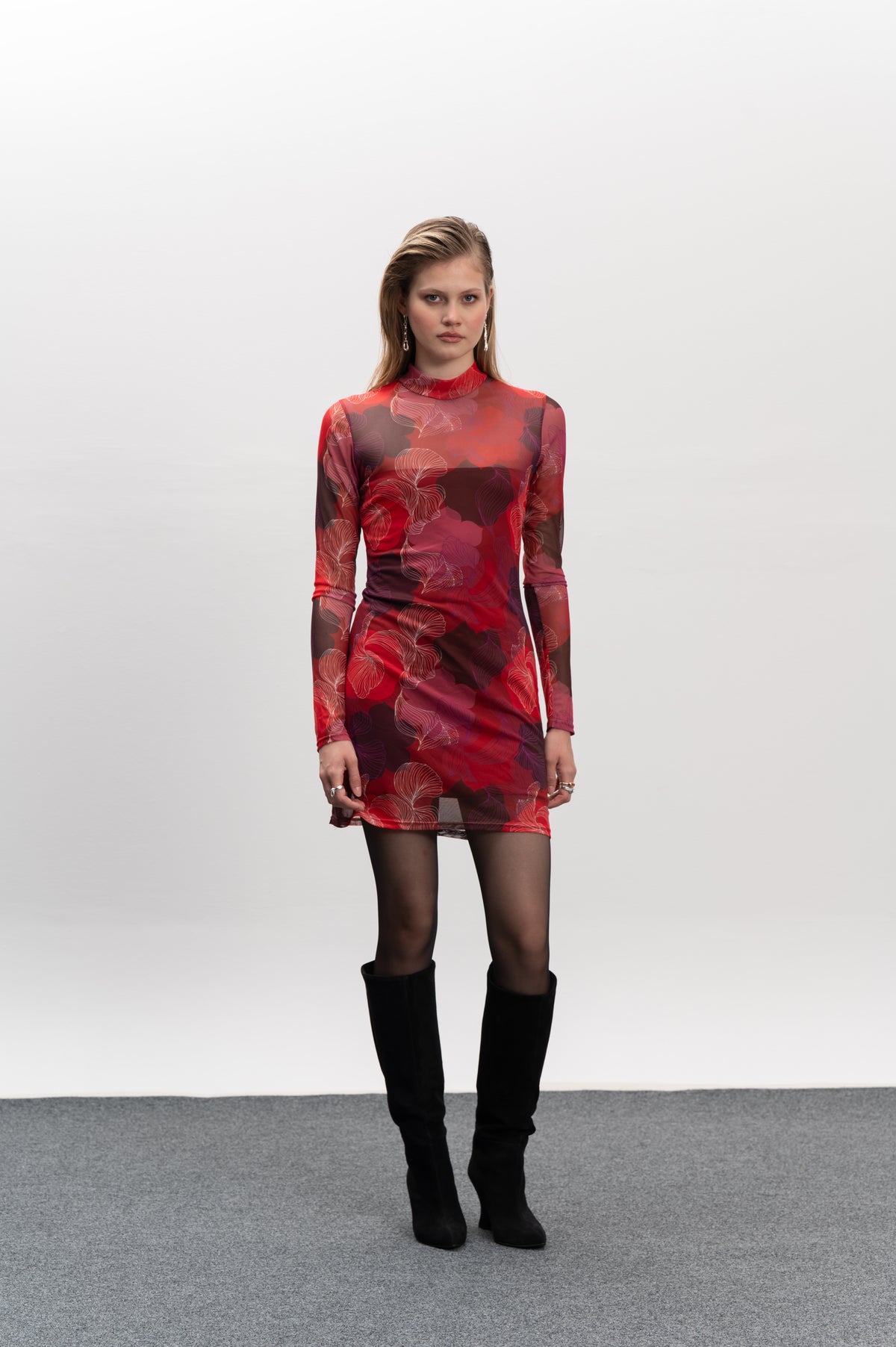 Hudson Dress - Red Haze