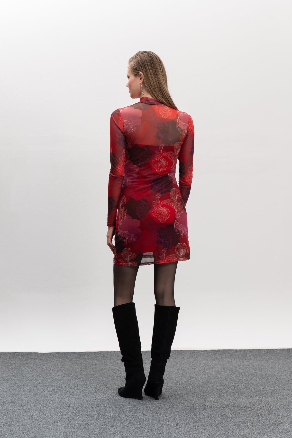 Hudson Dress - Red Haze