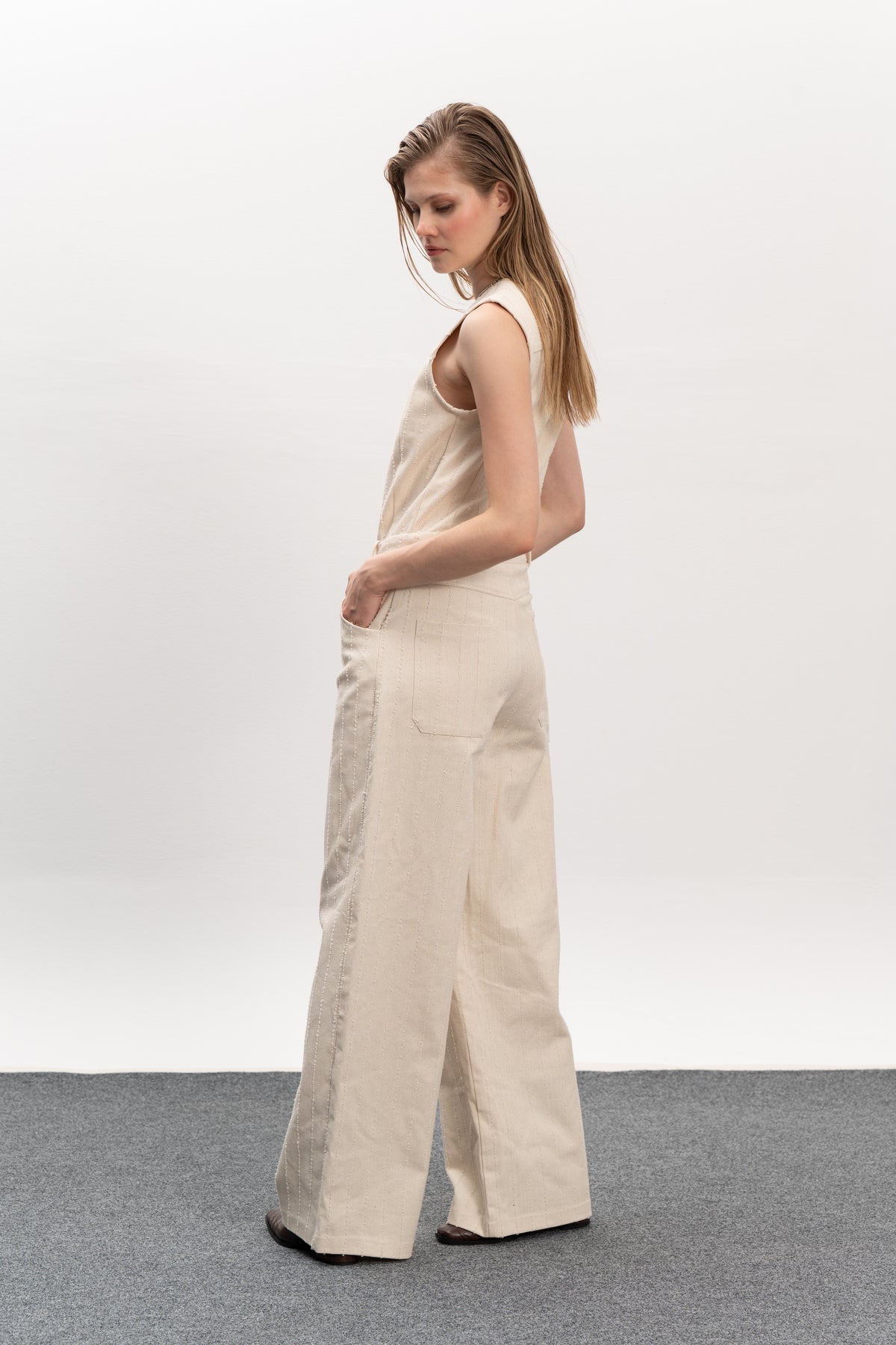 Nolita Jumpsuit - Εcru