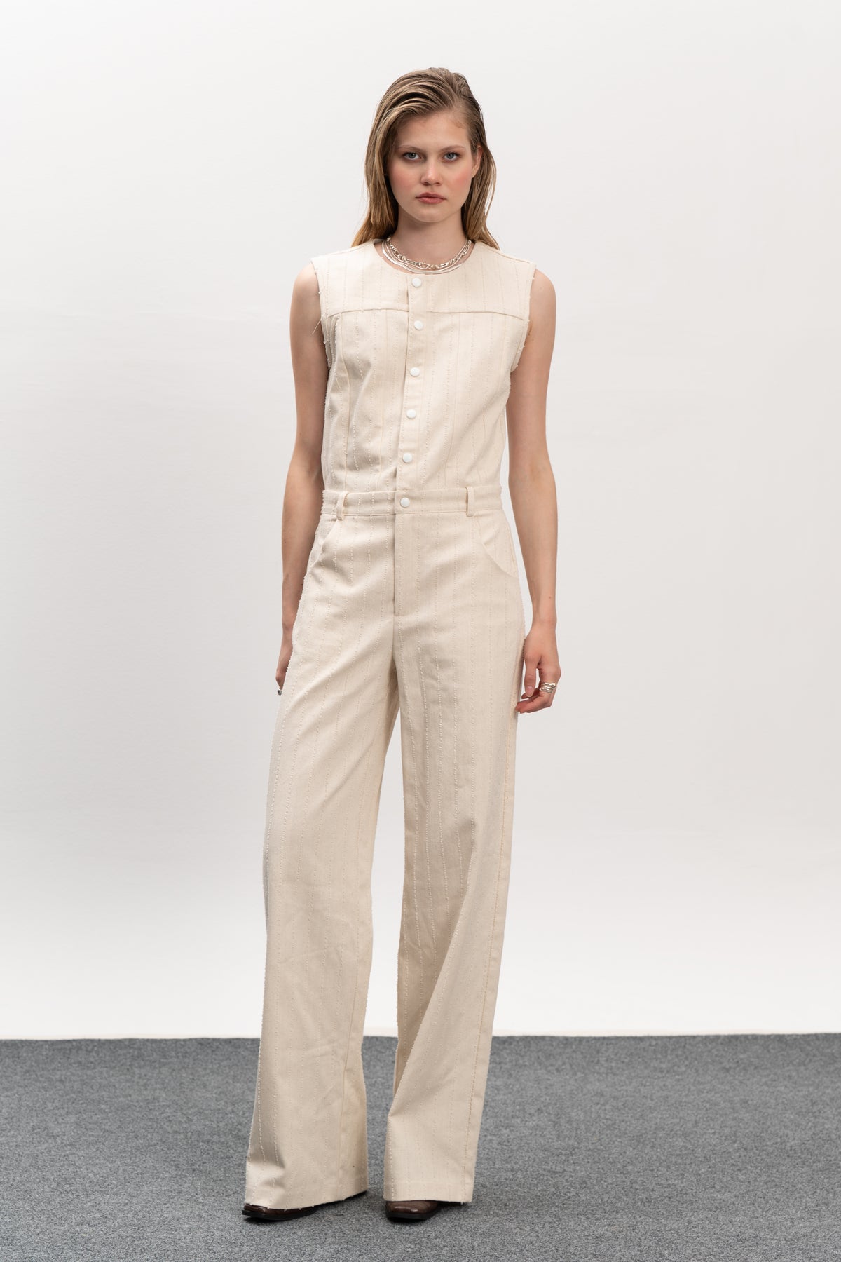 Nolita Jumpsuit - Εcru