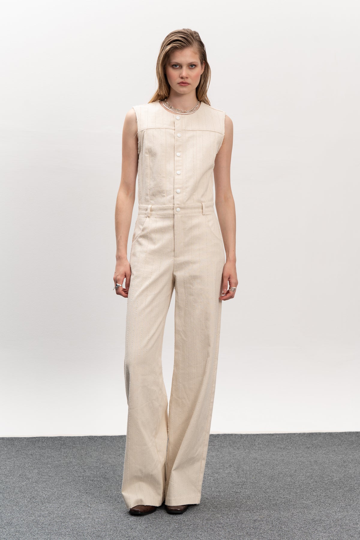Nolita Jumpsuit - Εcru