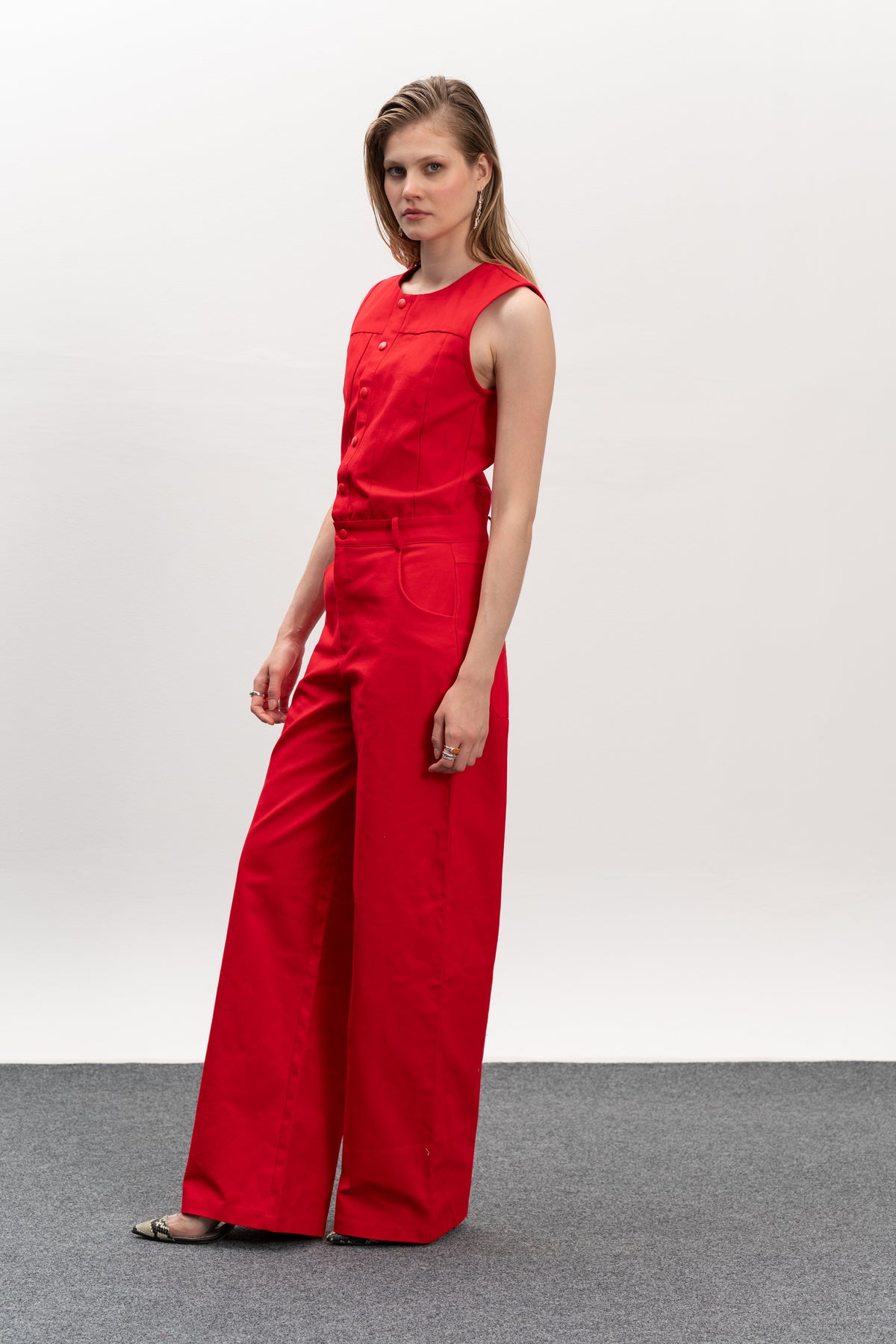 Nolita Jumpsuit - Red