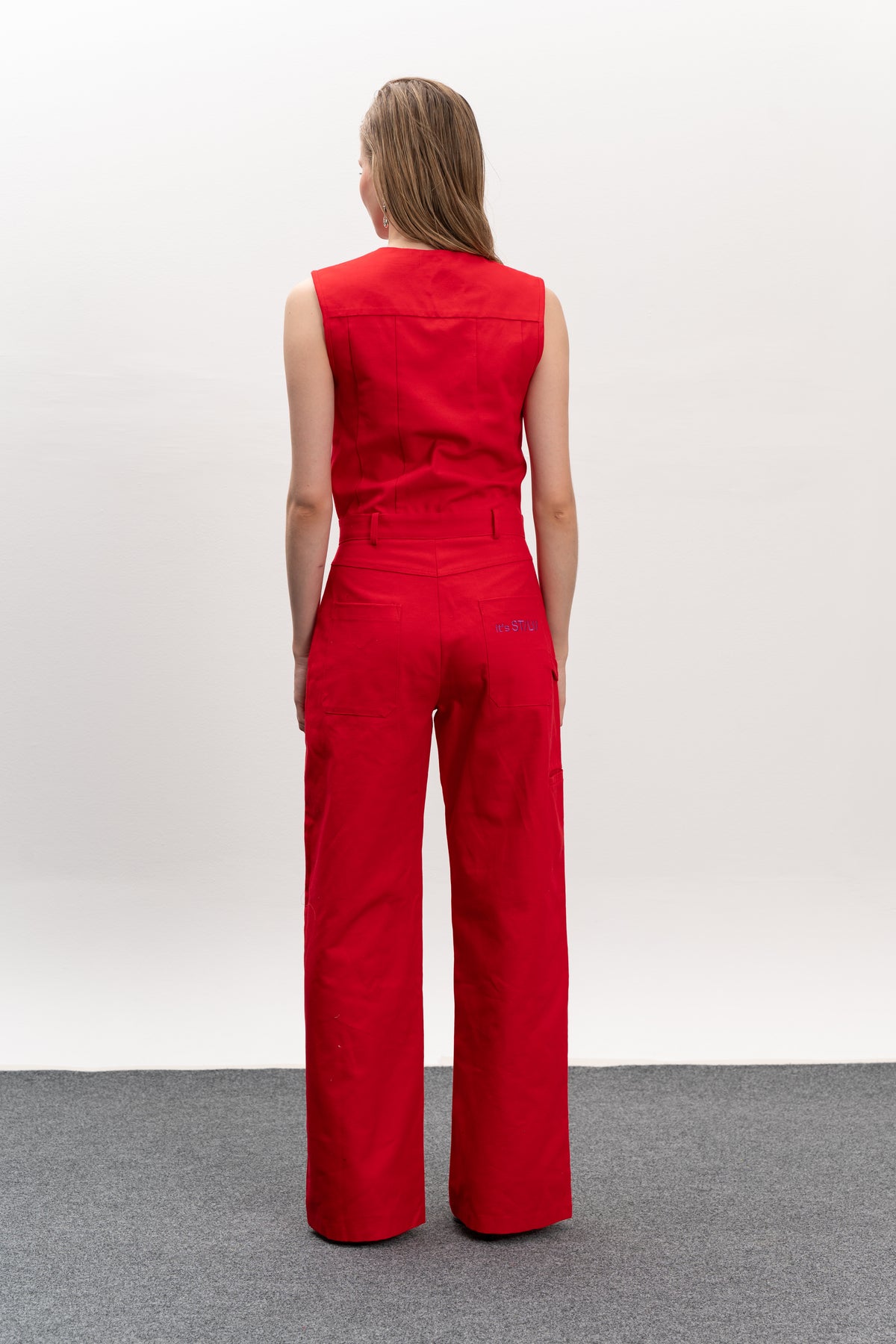 Nolita Jumpsuit - Red