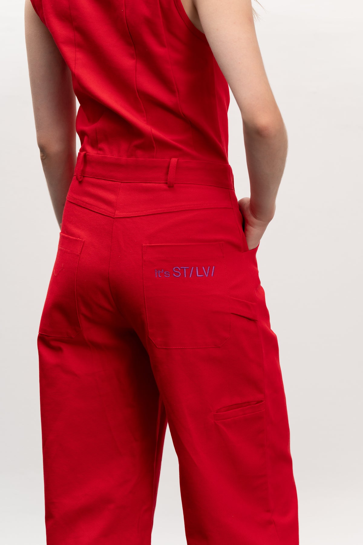 Nolita Jumpsuit - Red