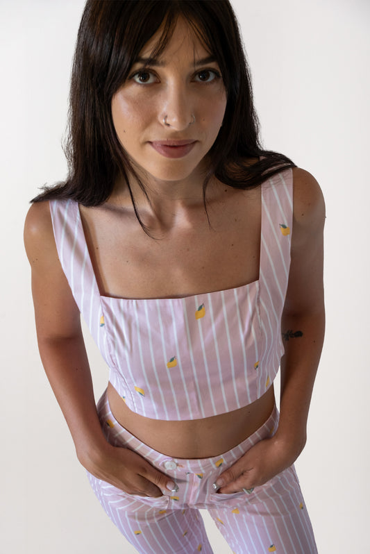 SORRENTO CROP TOP (PINK)