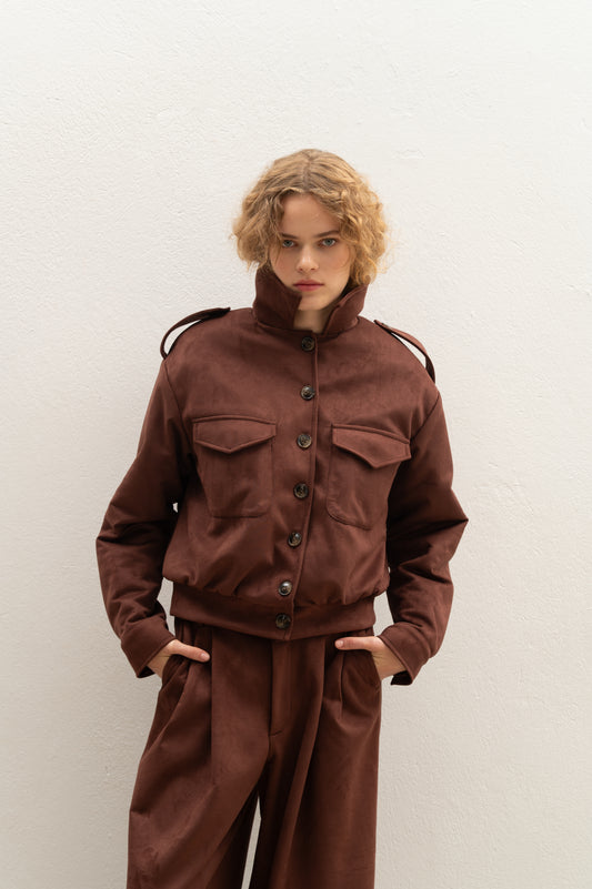 Nagisa Jacket Brown