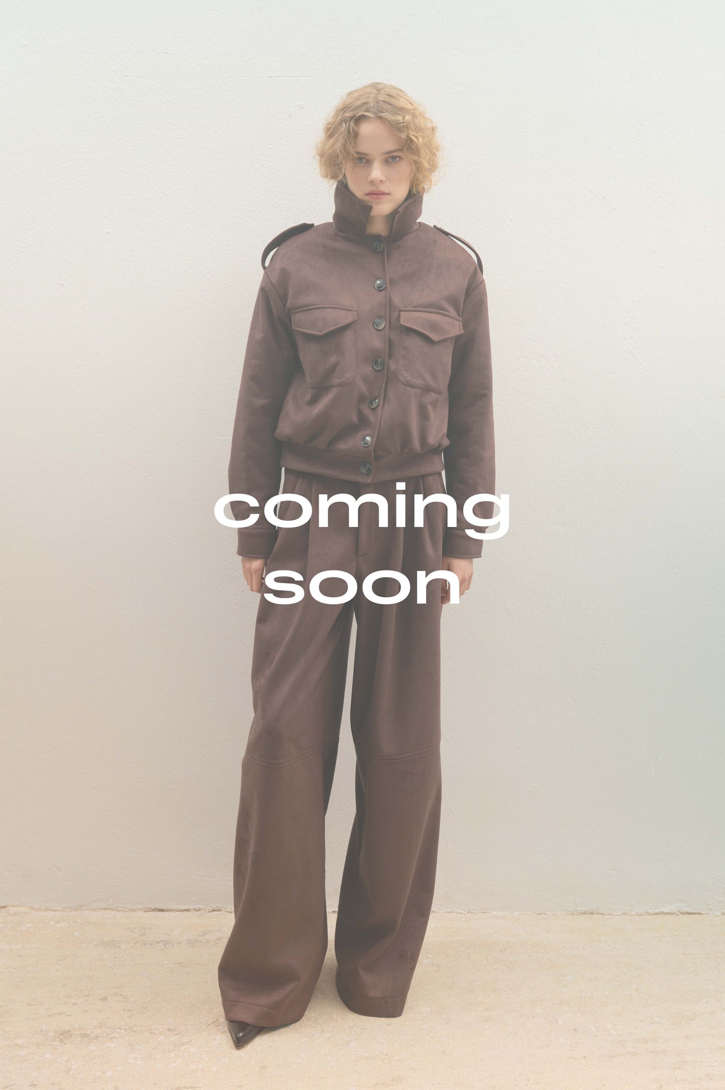 Kintsugi Seam Pants Brown