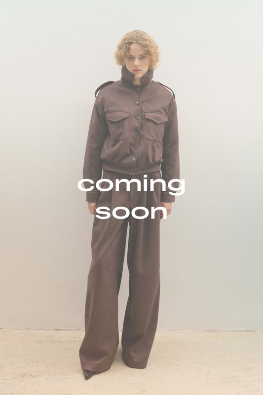 Kintsugi Seam Pants Brown