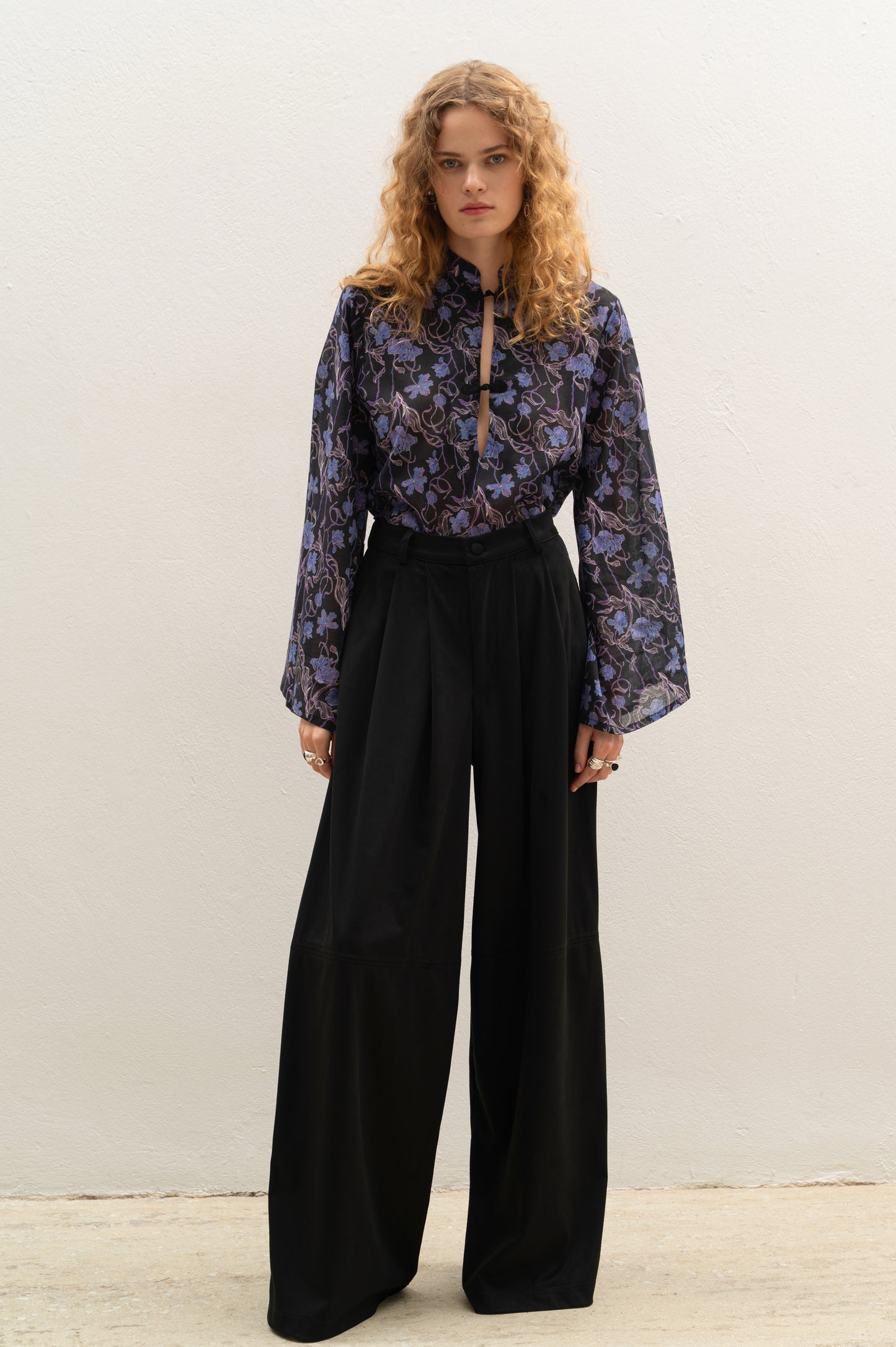 Kintsugi Seam Pants Black