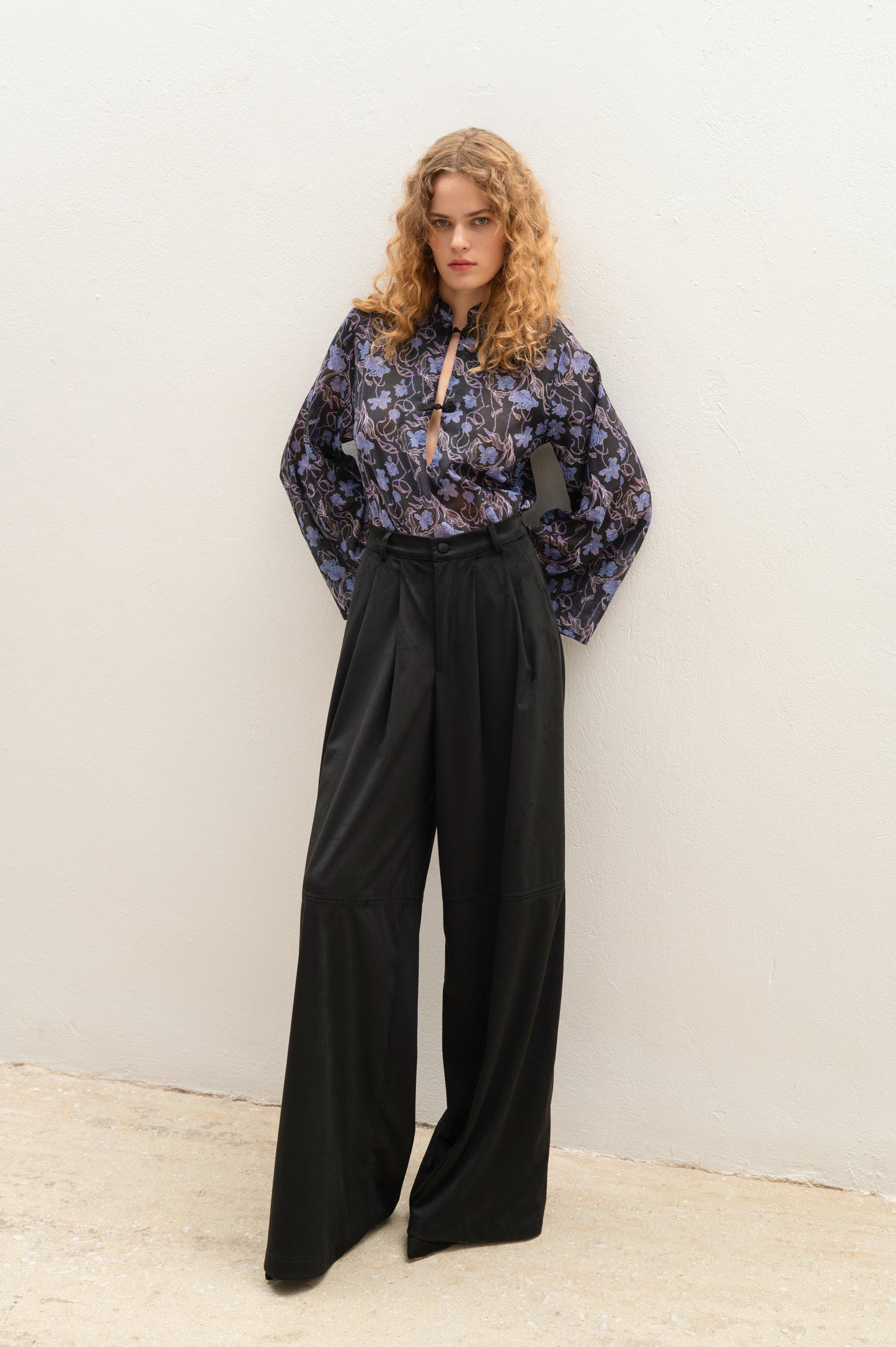 Kintsugi Seam Pants Black