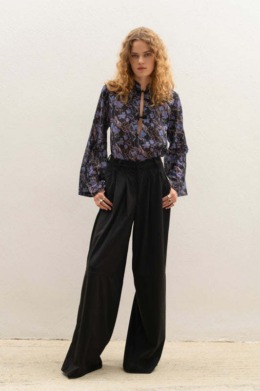 Kintsugi Seam Pants Black