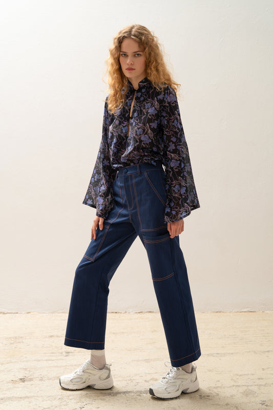 Osaka Workwear Pant Blue