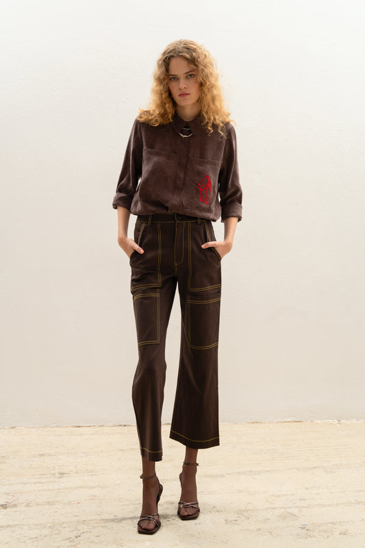Osaka Workwear Pant Brown