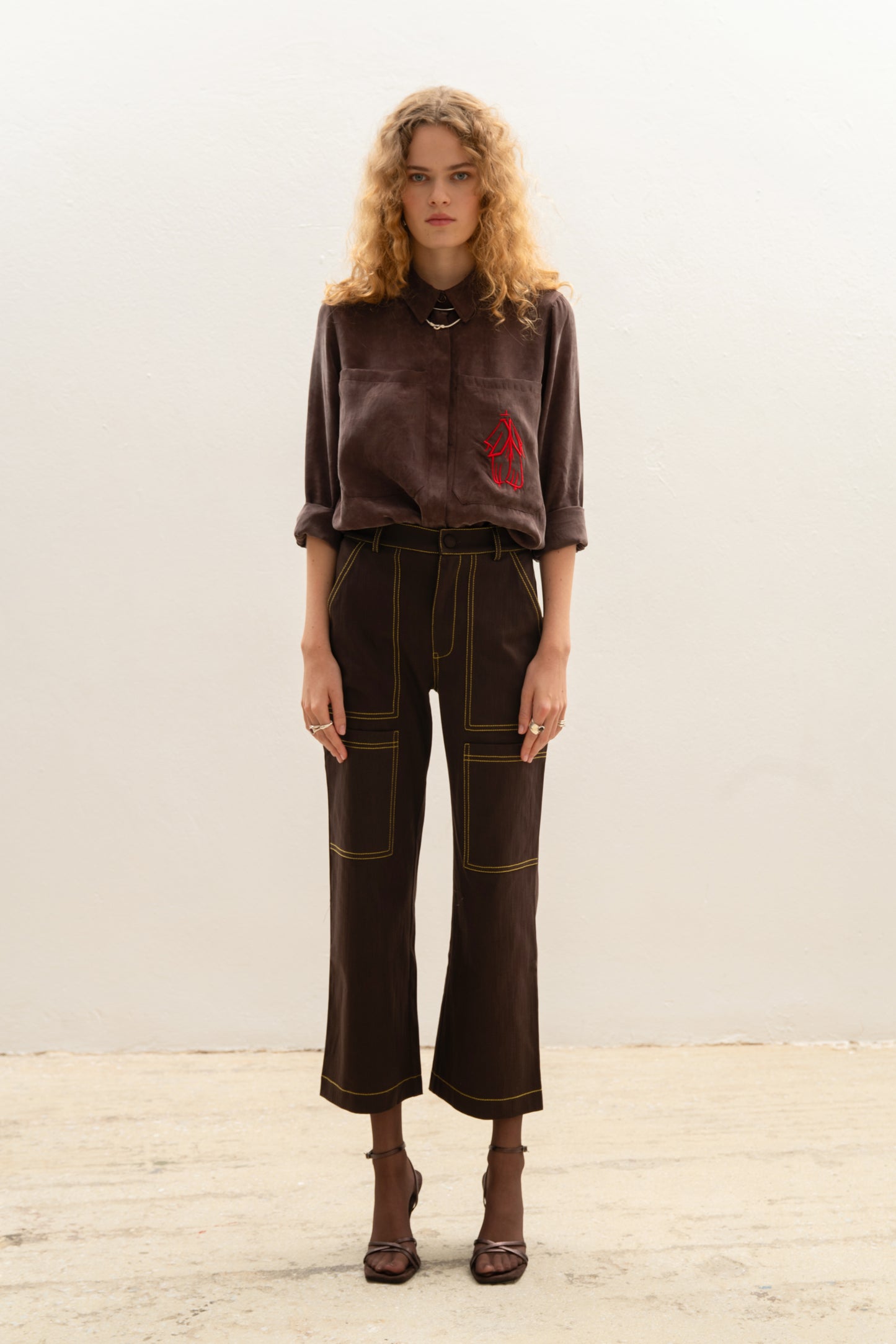 Osaka Workwear Pant Brown