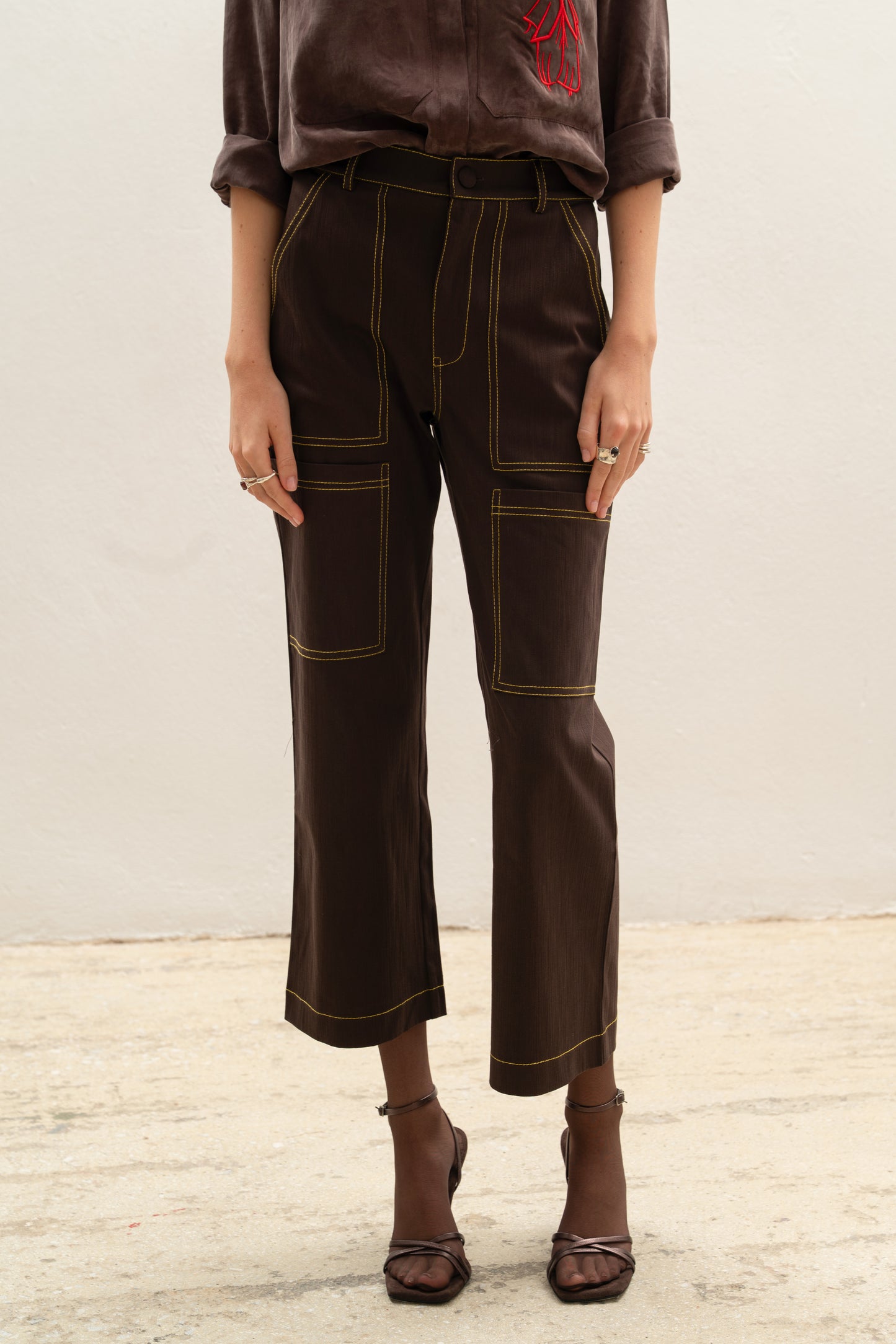 Osaka Workwear Pant Brown
