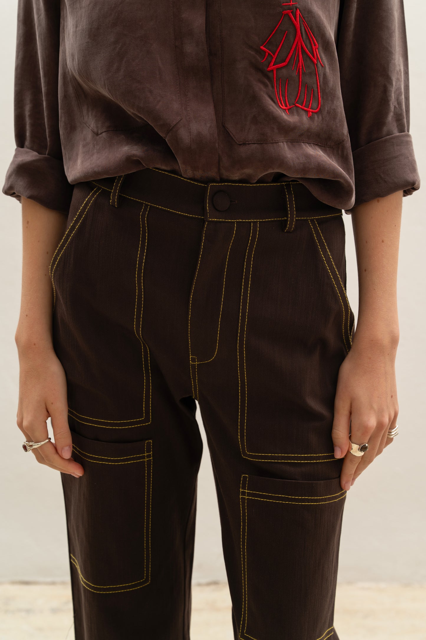 Osaka Workwear Pant Brown
