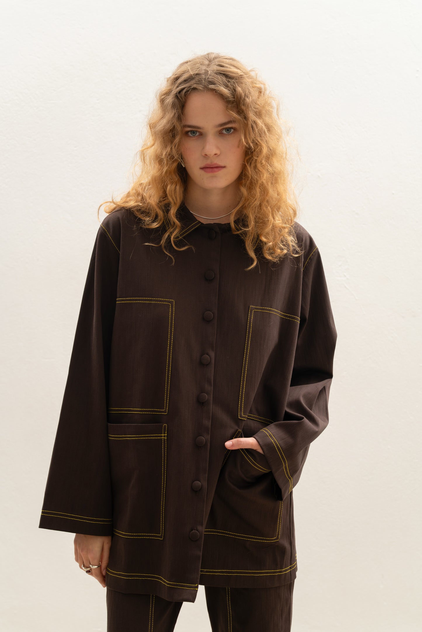 Osaka Workwear Overshirt Brown