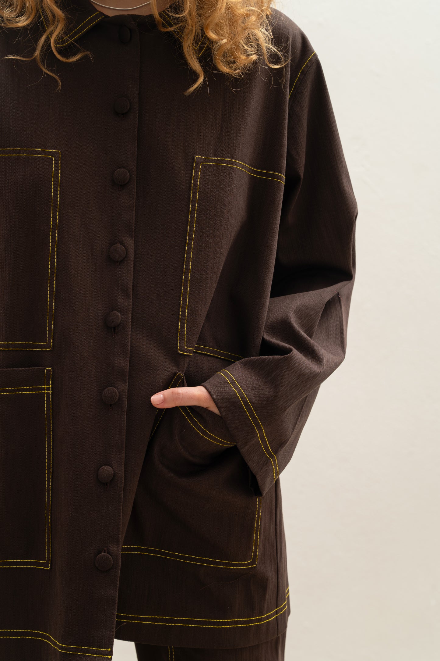 Osaka Workwear Overshirt Brown
