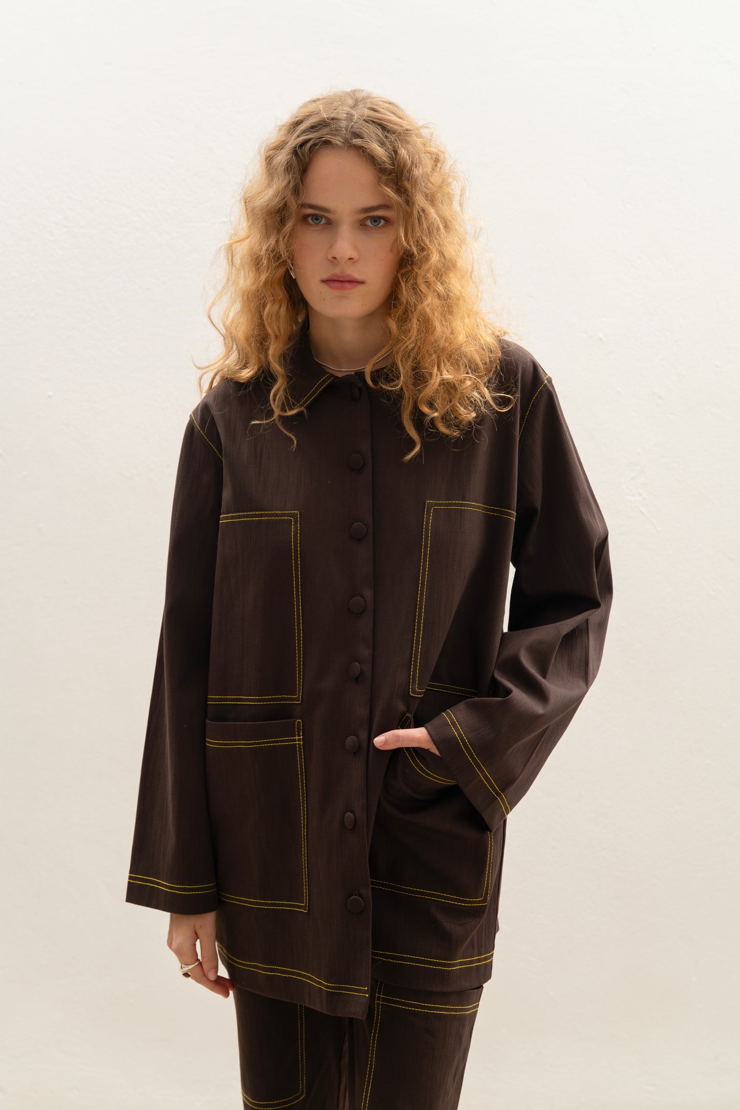 Osaka Workwear Overshirt Brown